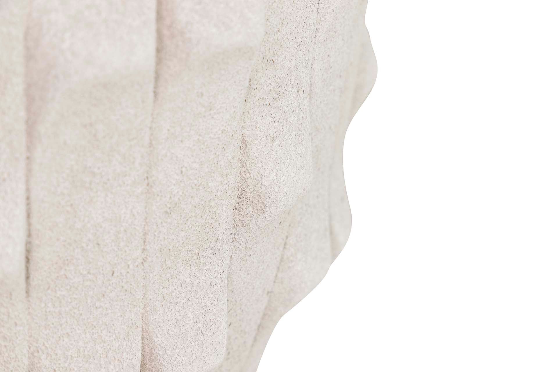 VASO DE CERÂMICA BEGE 32x32x26 CM