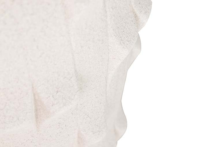 BEIGE CERAMIC VASE 30x30x50 CM