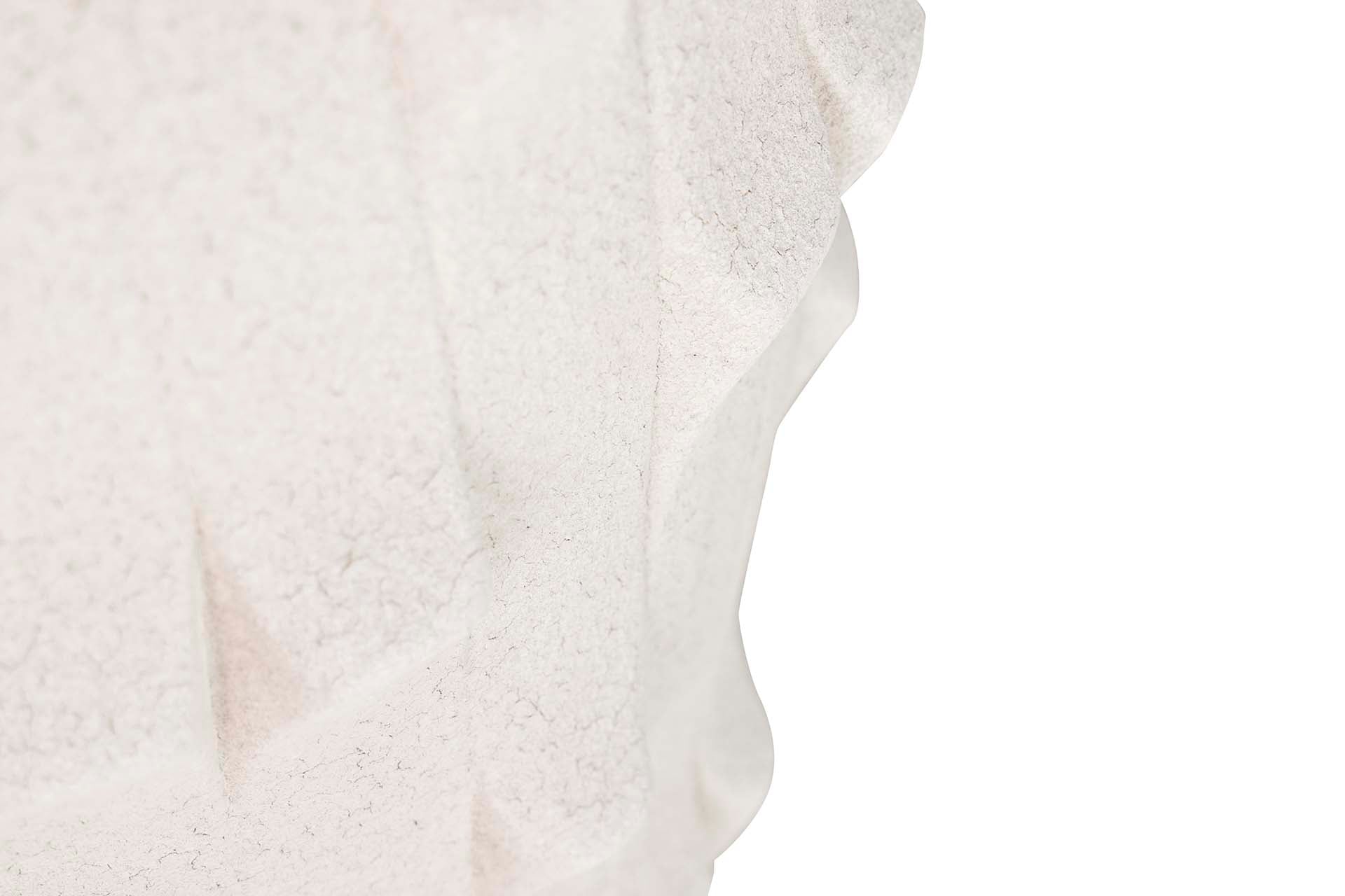 BEIGE CERAMIC VASE 30x30x50 CM