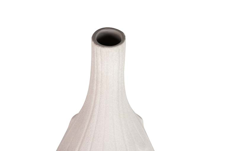 BEIGE CERAMIC VASE 24x24x85 CM