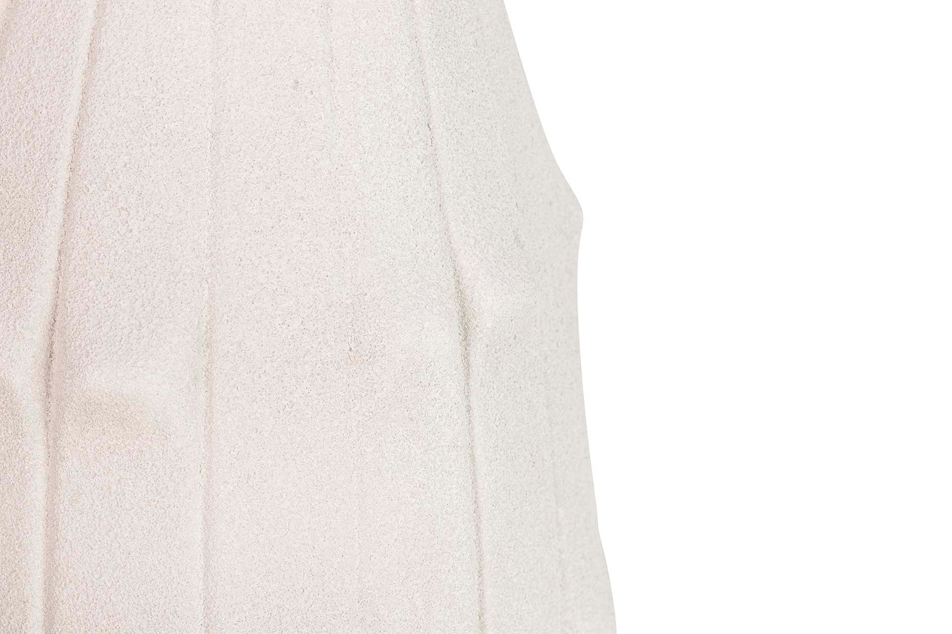 BEIGE CERAMIC VASE 24x24x85 CM