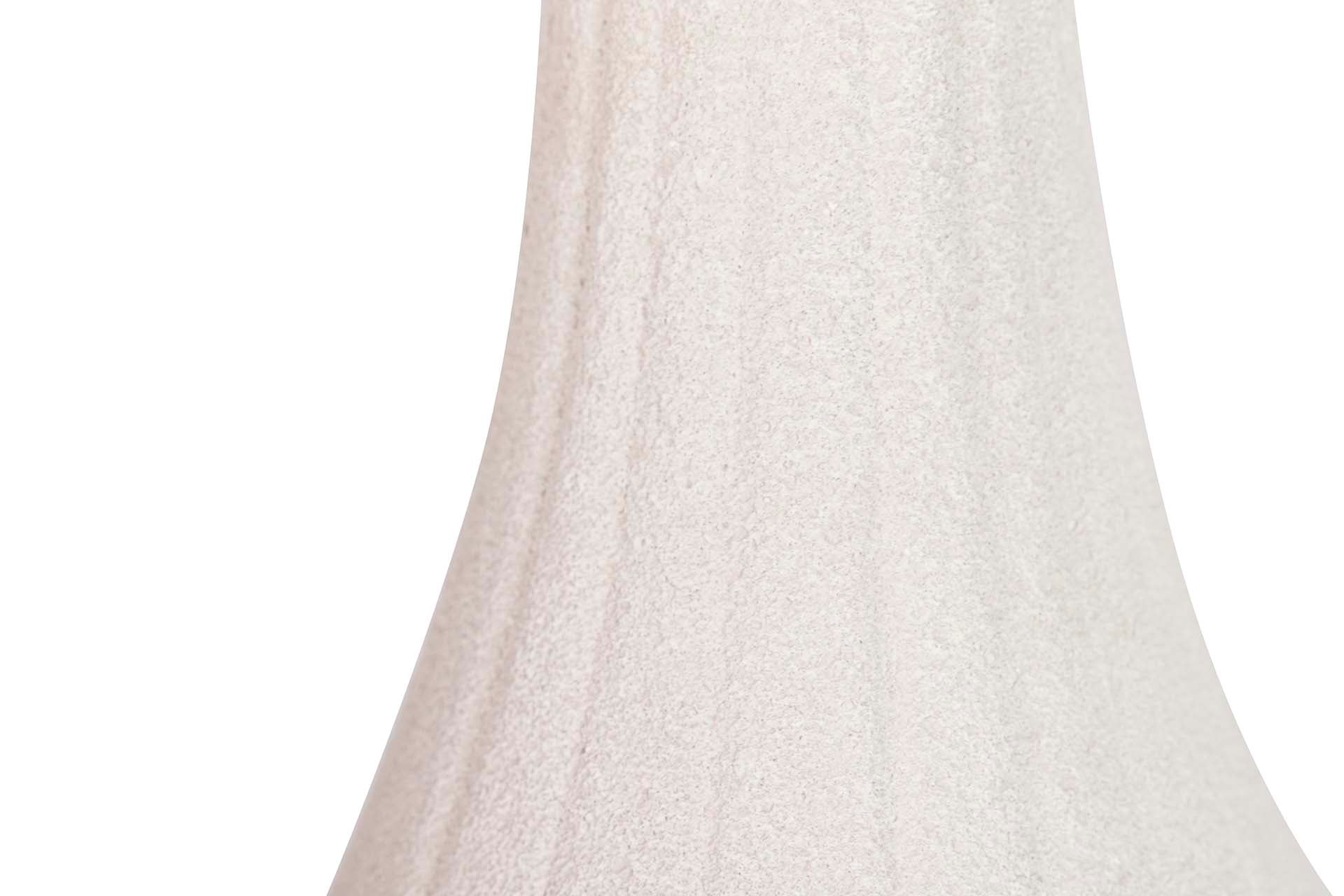 BEIGE CERAMIC VASE 24x24x85 CM