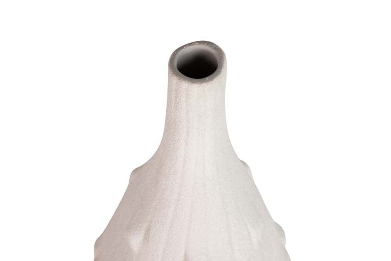 BEIGE CERAMIC VASE 20x20x65 CM