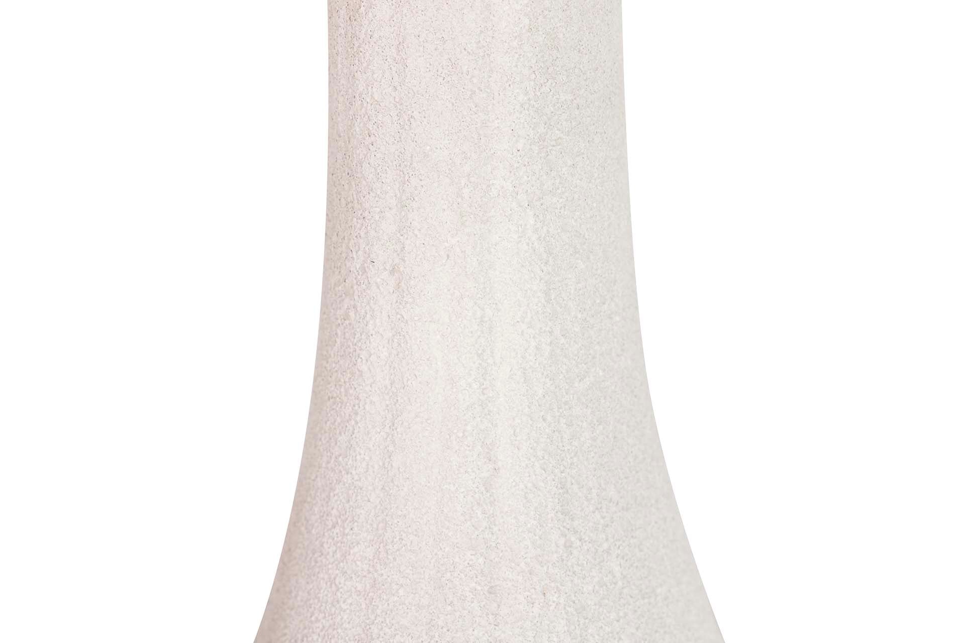 BEIGE CERAMIC VASE 20x20x65 CM