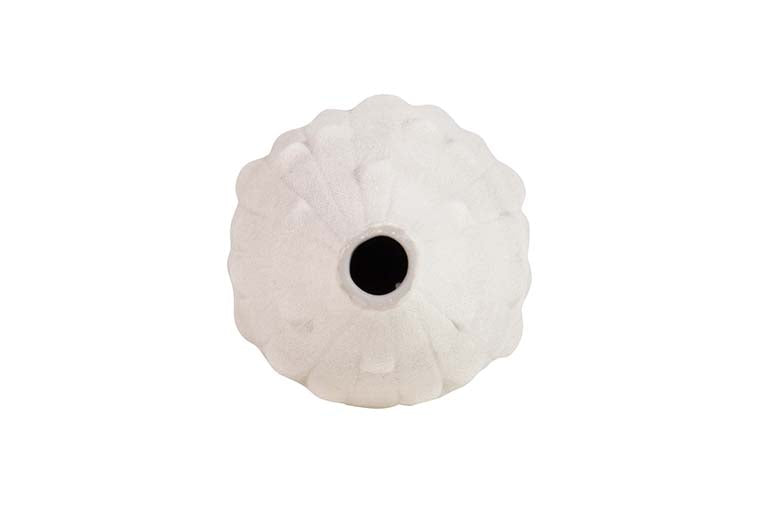 FLORERO CERAMICA BEIGE 20x20x65 CM