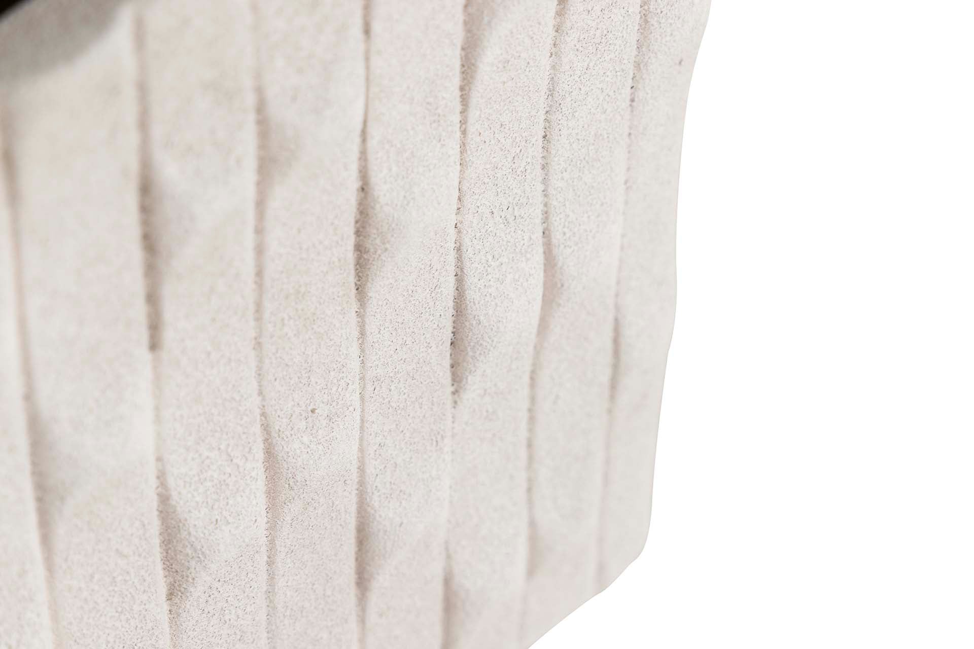 VASO DE CERÂMICA BEGE 24x24x20 CM