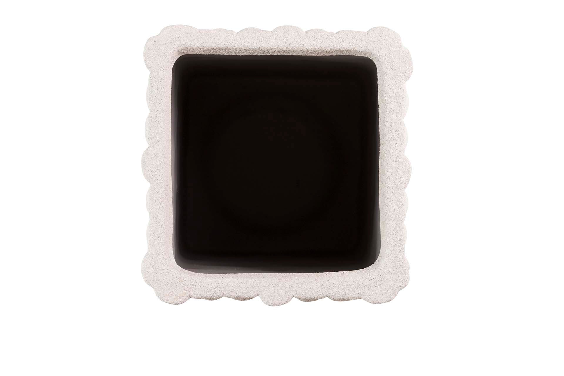 JARRON CERAMICA BEIGE 15x15x31 CM