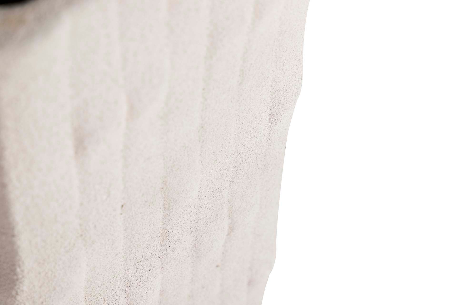 BEIGE CERAMIC VASE 14x14x41 CM