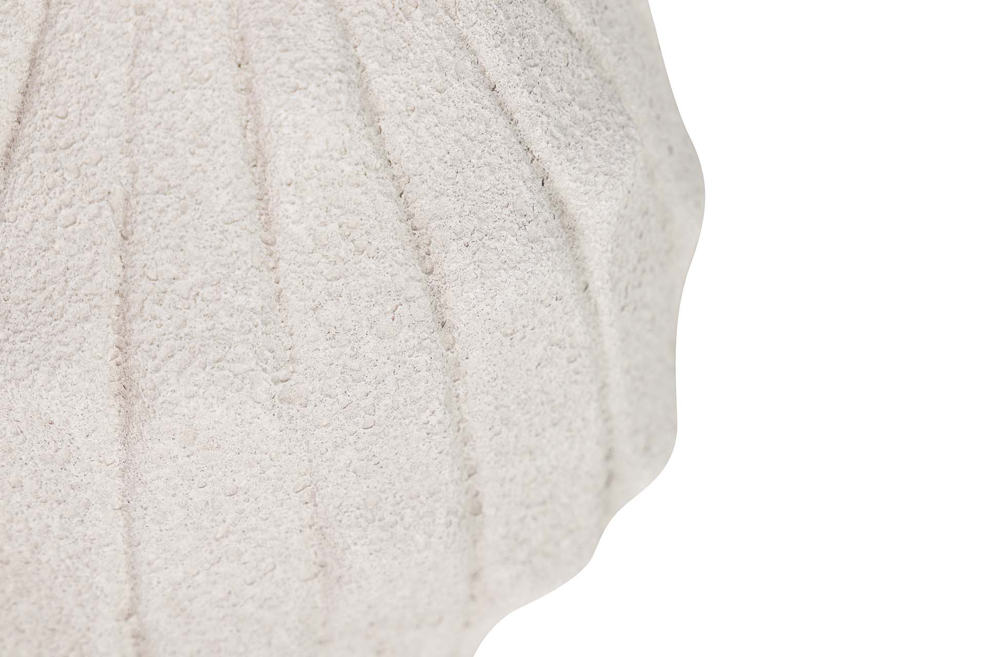 BEIGE CERAMIC VASE 17x17x22 CM