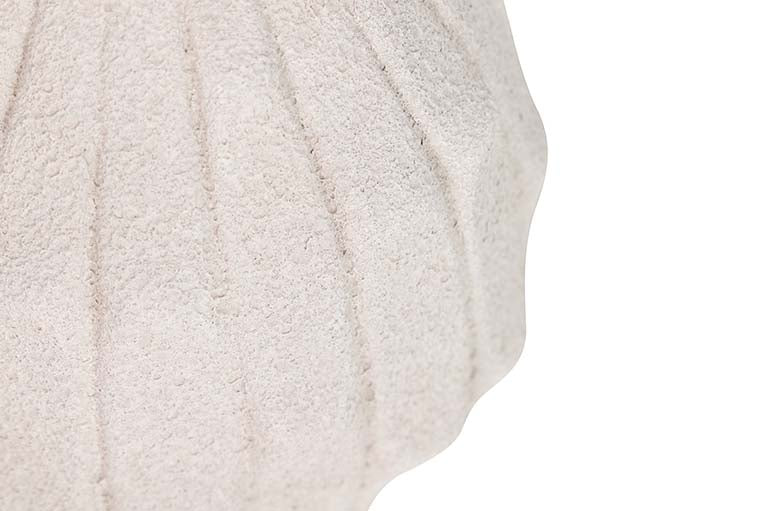 BEIGE CERAMIC VASE 17x17x22 CM