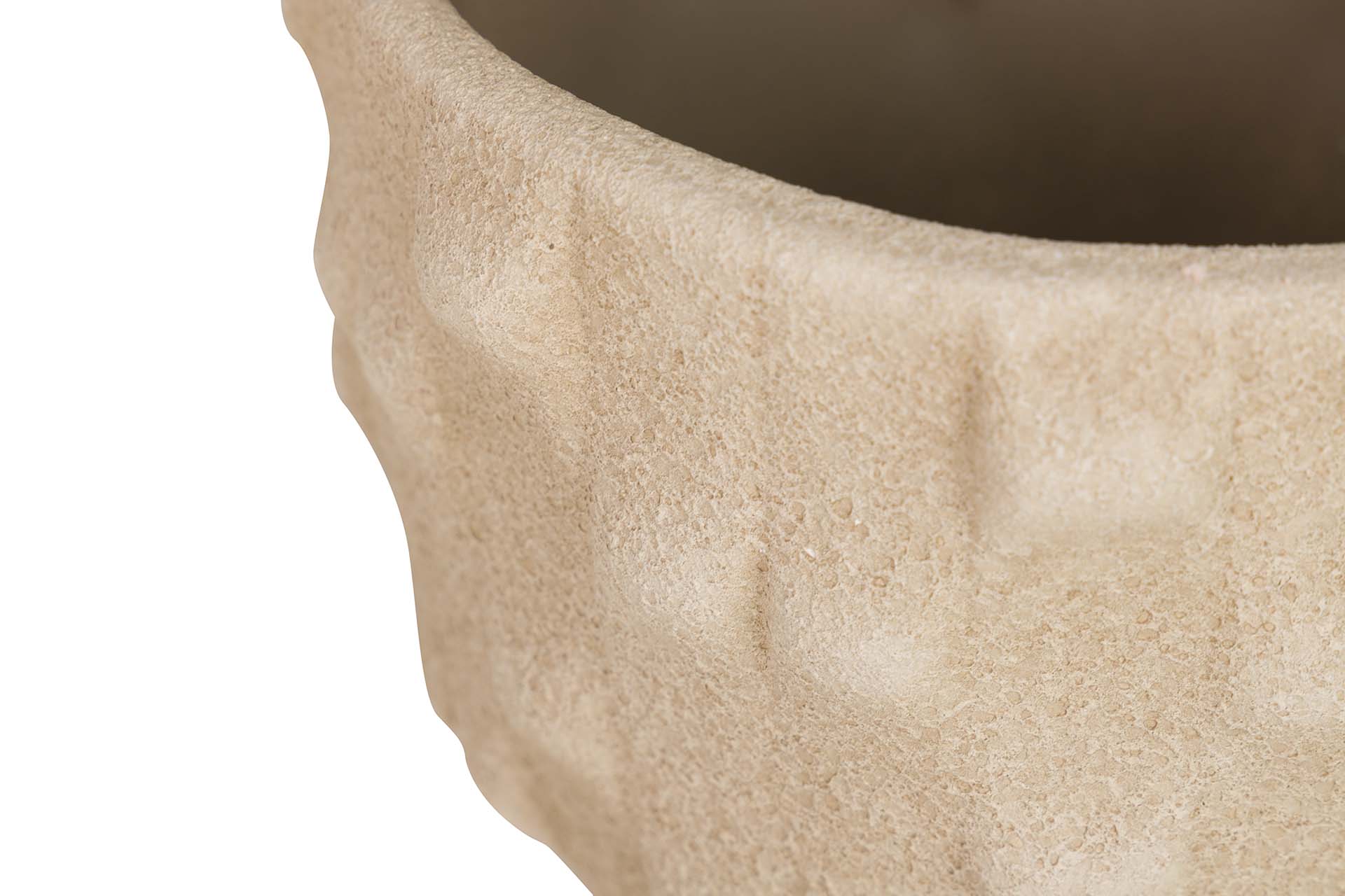 JARDINEIRA DE CERÂMICA MARROM 20x20x18 CM