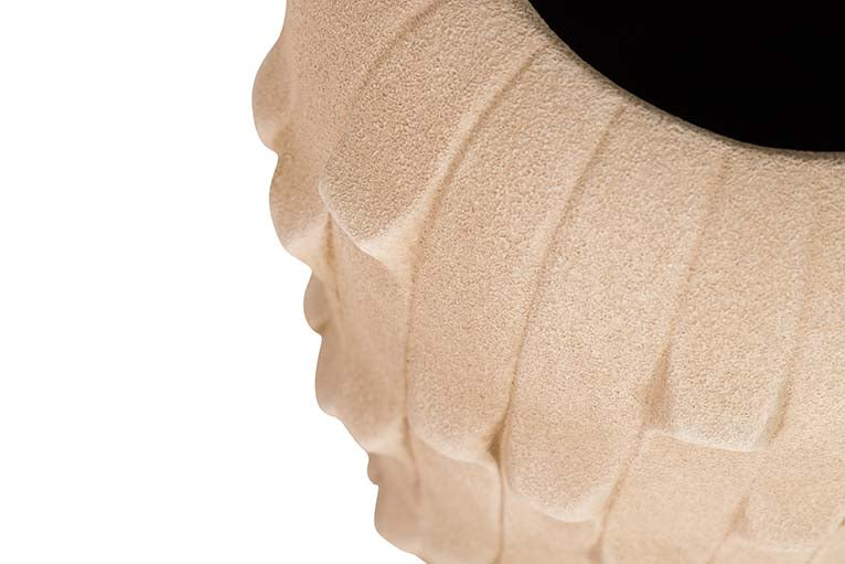 JARRON CERAMICA MARRON 30x30x50 CM