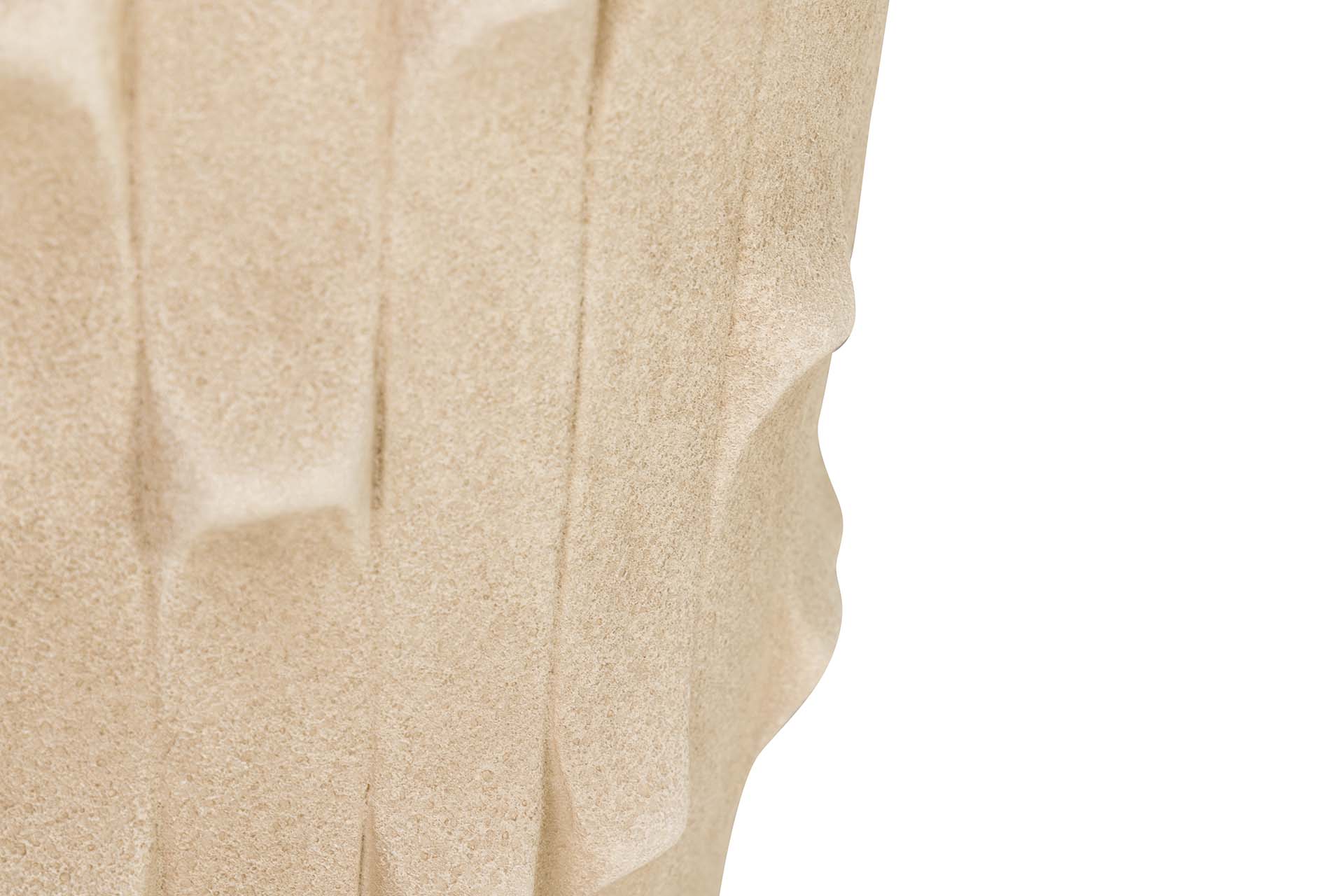 BROWN CERAMIC VASE 30x30x50 CM