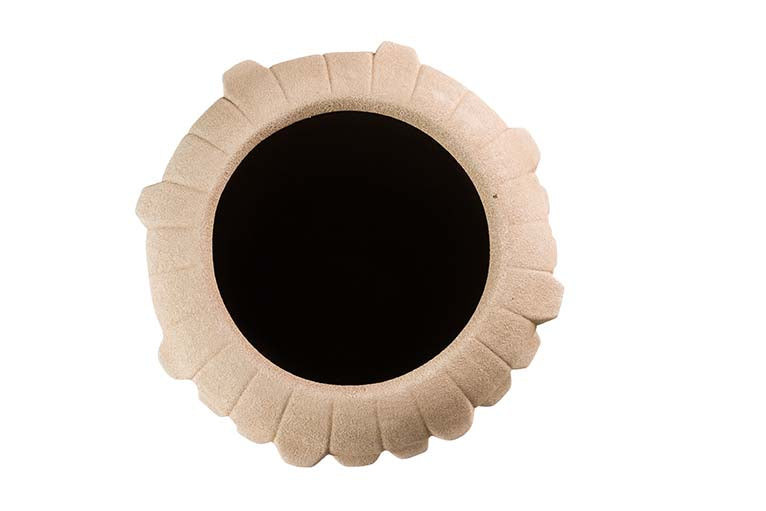 JARRON CERAMICA MARRON 30x30x50 CM