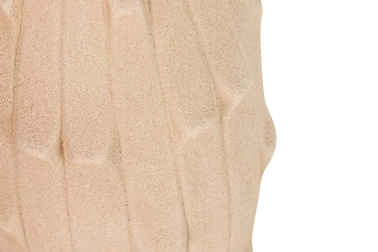 BROWN CERAMIC VASE 24x24x85 CM