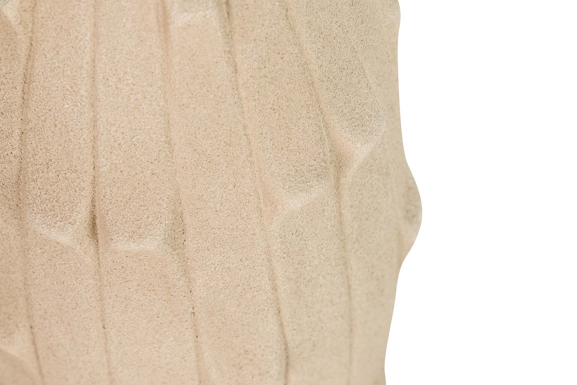 BROWN CERAMIC VASE 24x24x85 CM