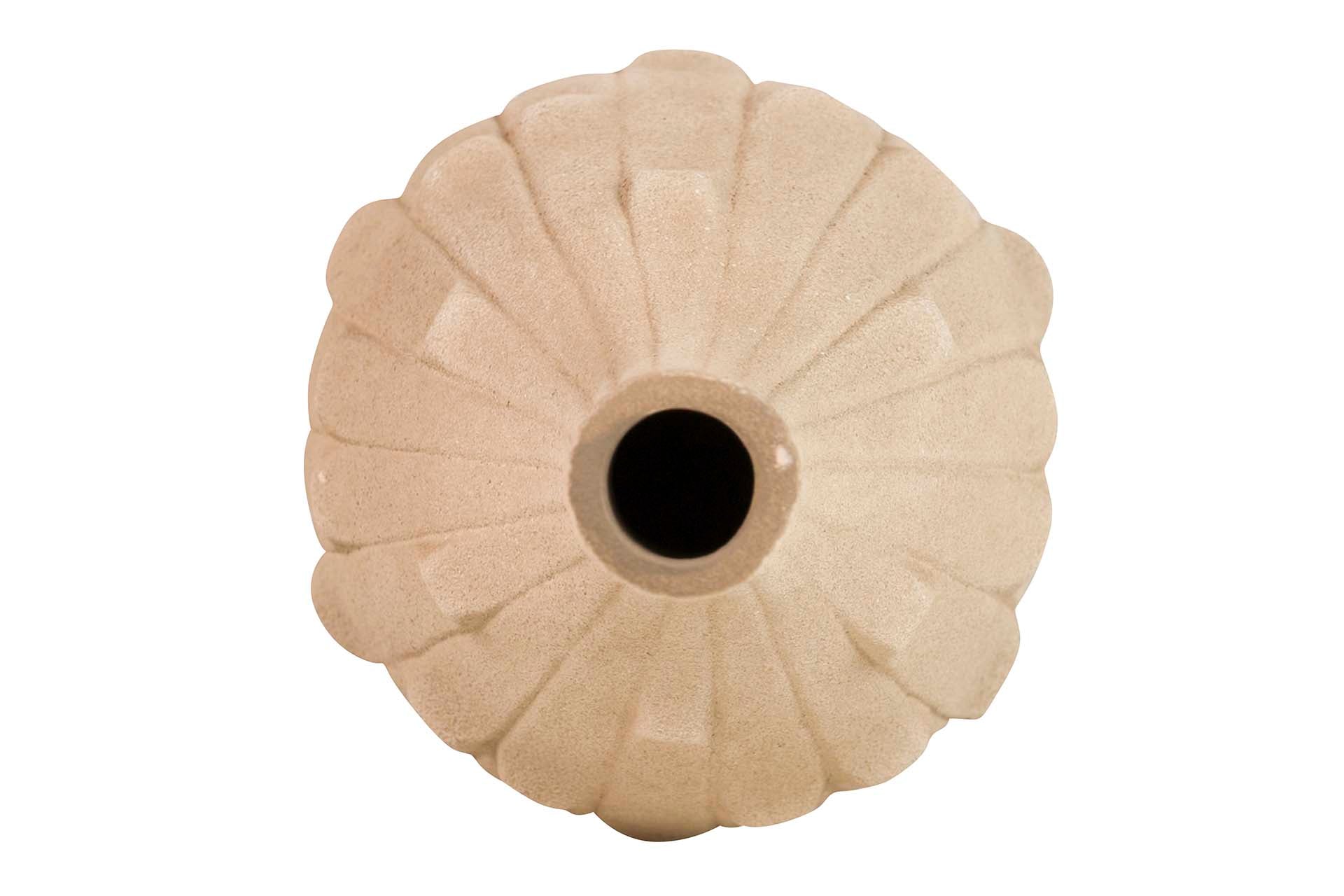 BROWN CERAMIC VASE 24x24x85 CM