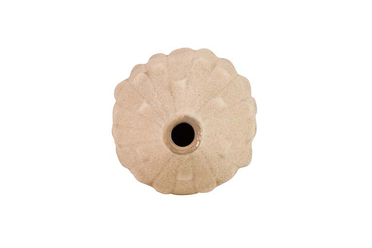 BROWN CERAMIC VASE 20x20x65 CM