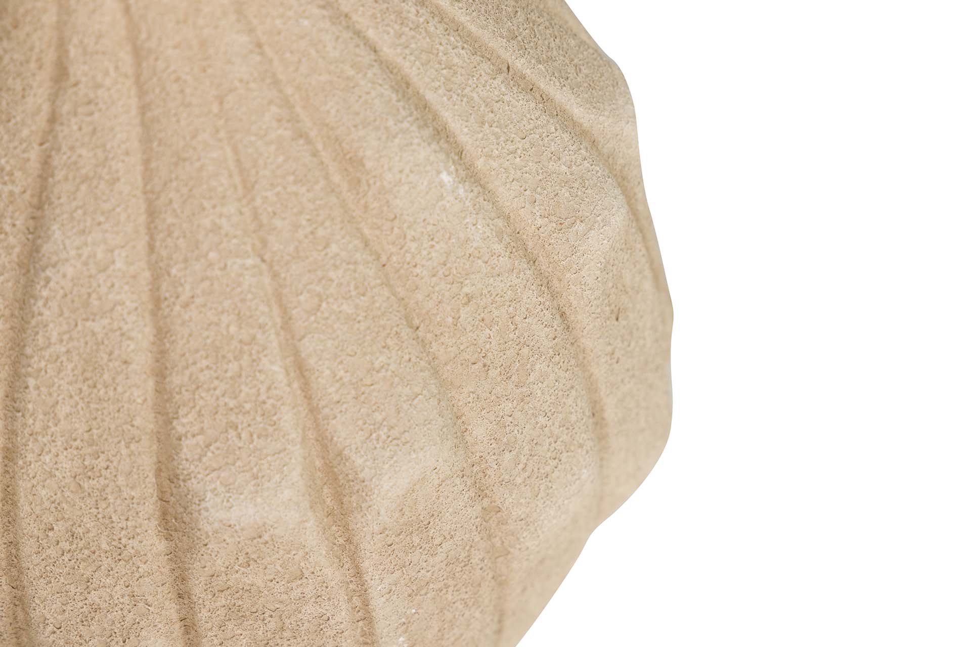 BROWN CERAMIC VASE 17x17x22 CM