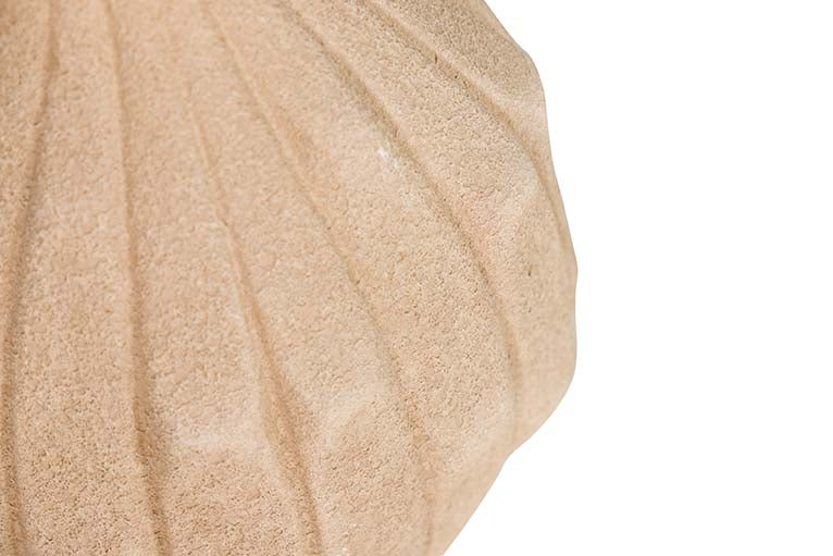 BROWN CERAMIC VASE 17x17x22 CM