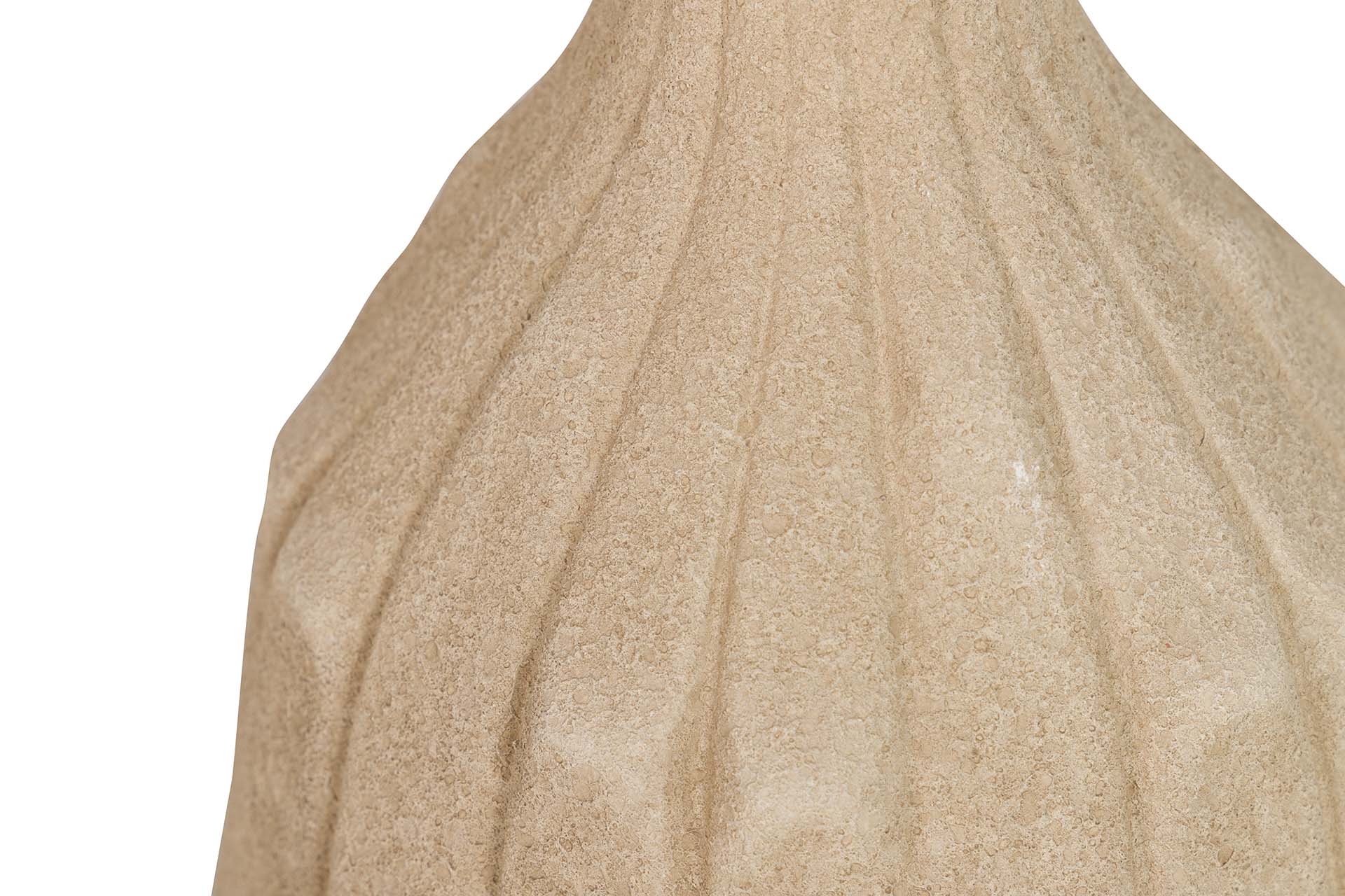 BROWN CERAMIC VASE 17x17x22 CM