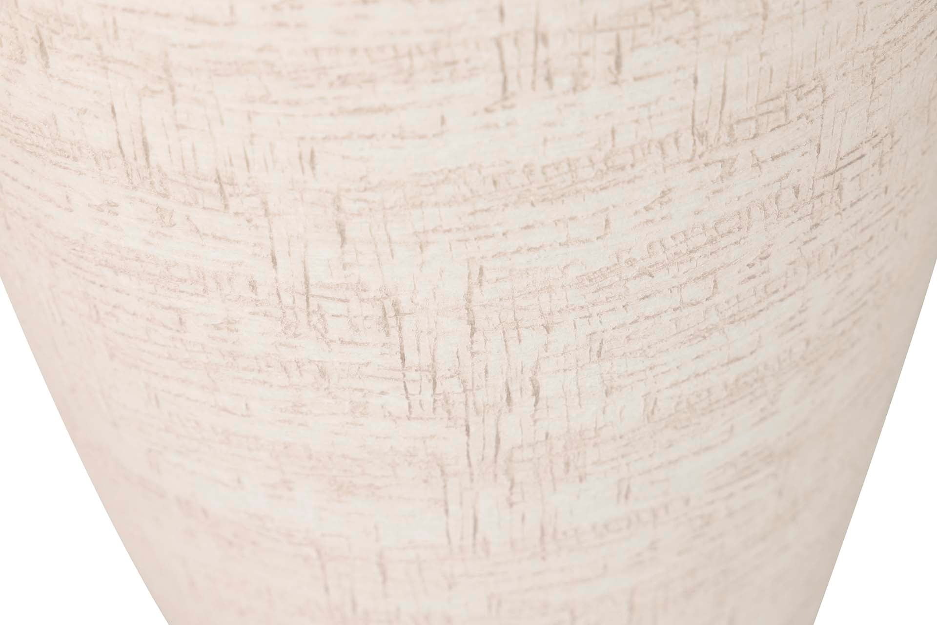 JARRON CERAMICA BLANCA 22x22x39 CM