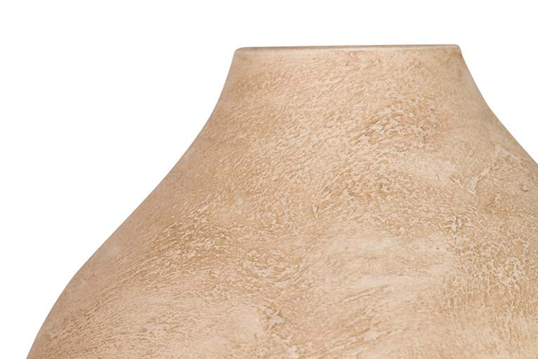 JARRON CERAMICA BEIGE 29x29x37 CM
