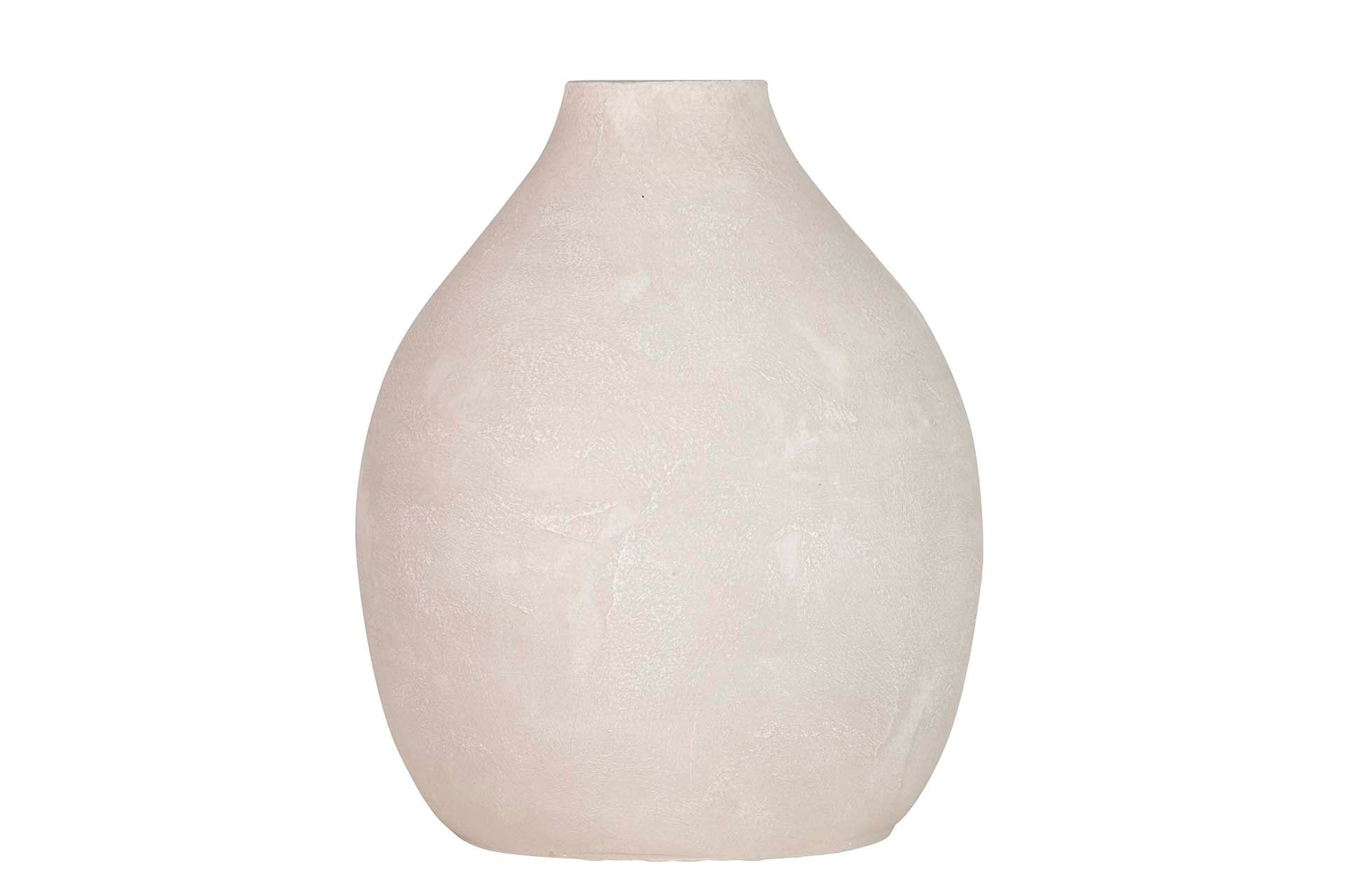FLORERO CERAMICA GRIS 26x26x30 CM