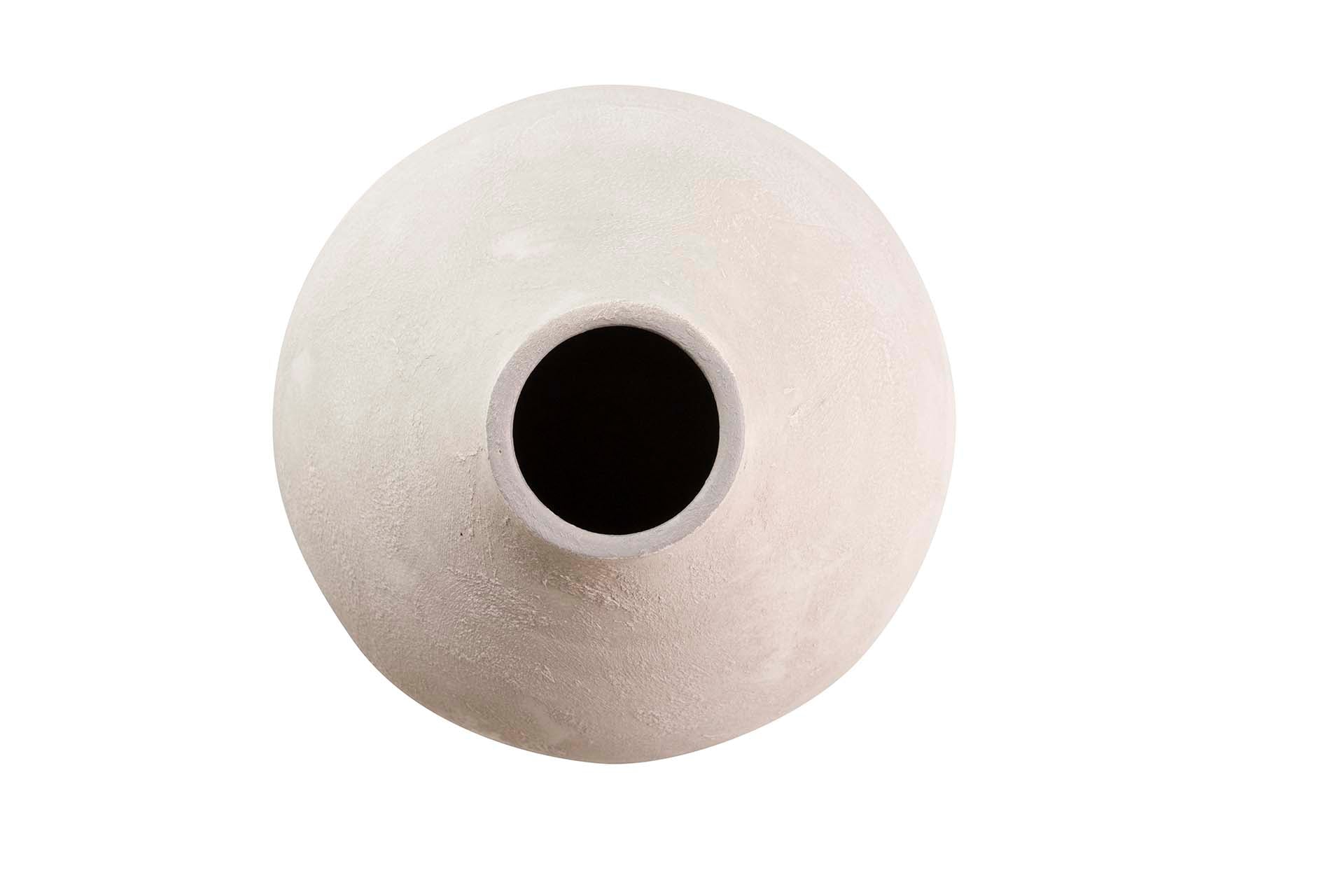 FLORERO CERAMICA GRIS 26x26x30 CM