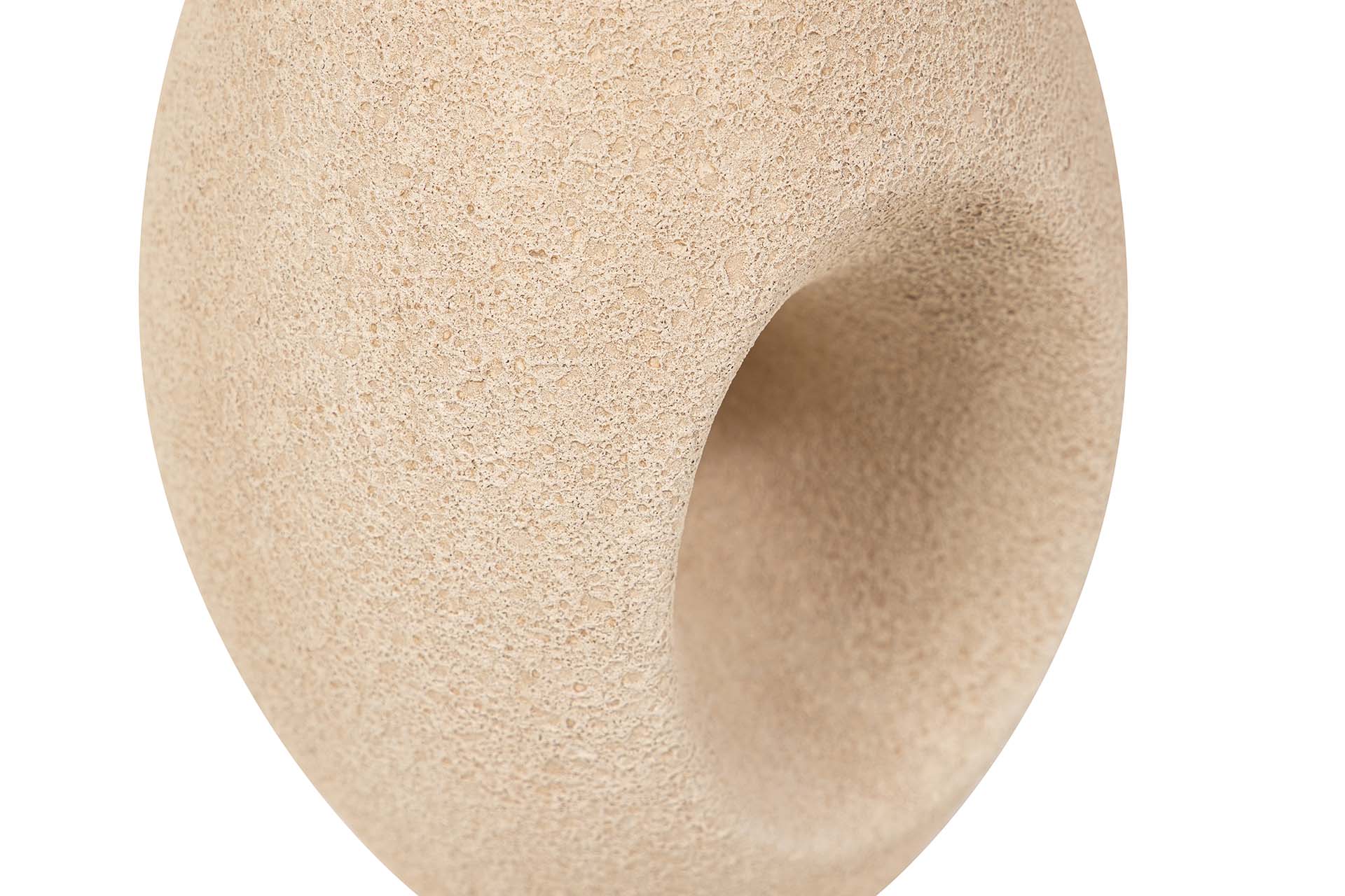 BROWN CERAMIC VASE 15x15x40 CM