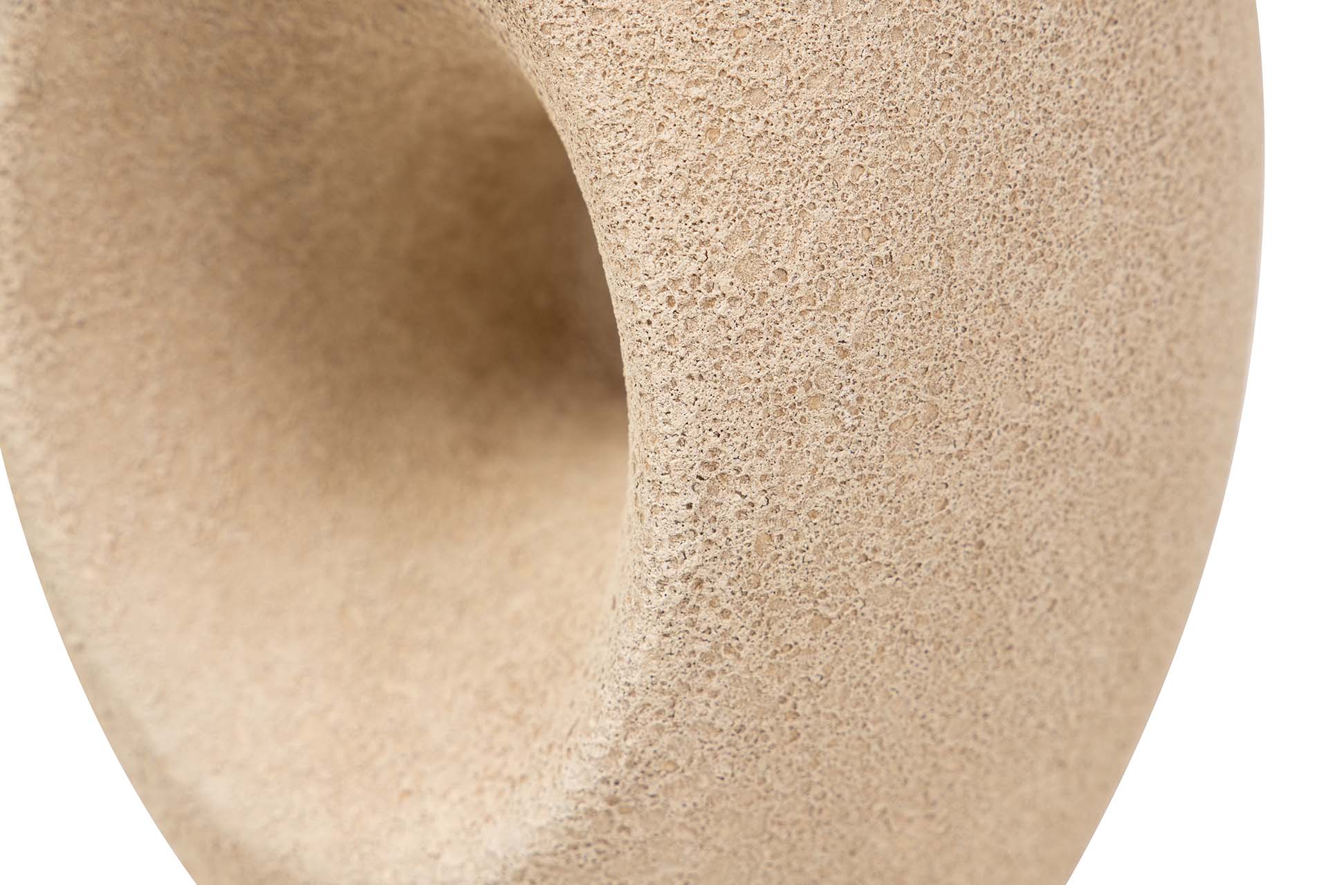 BROWN CERAMIC VASE 15x15x40 CM