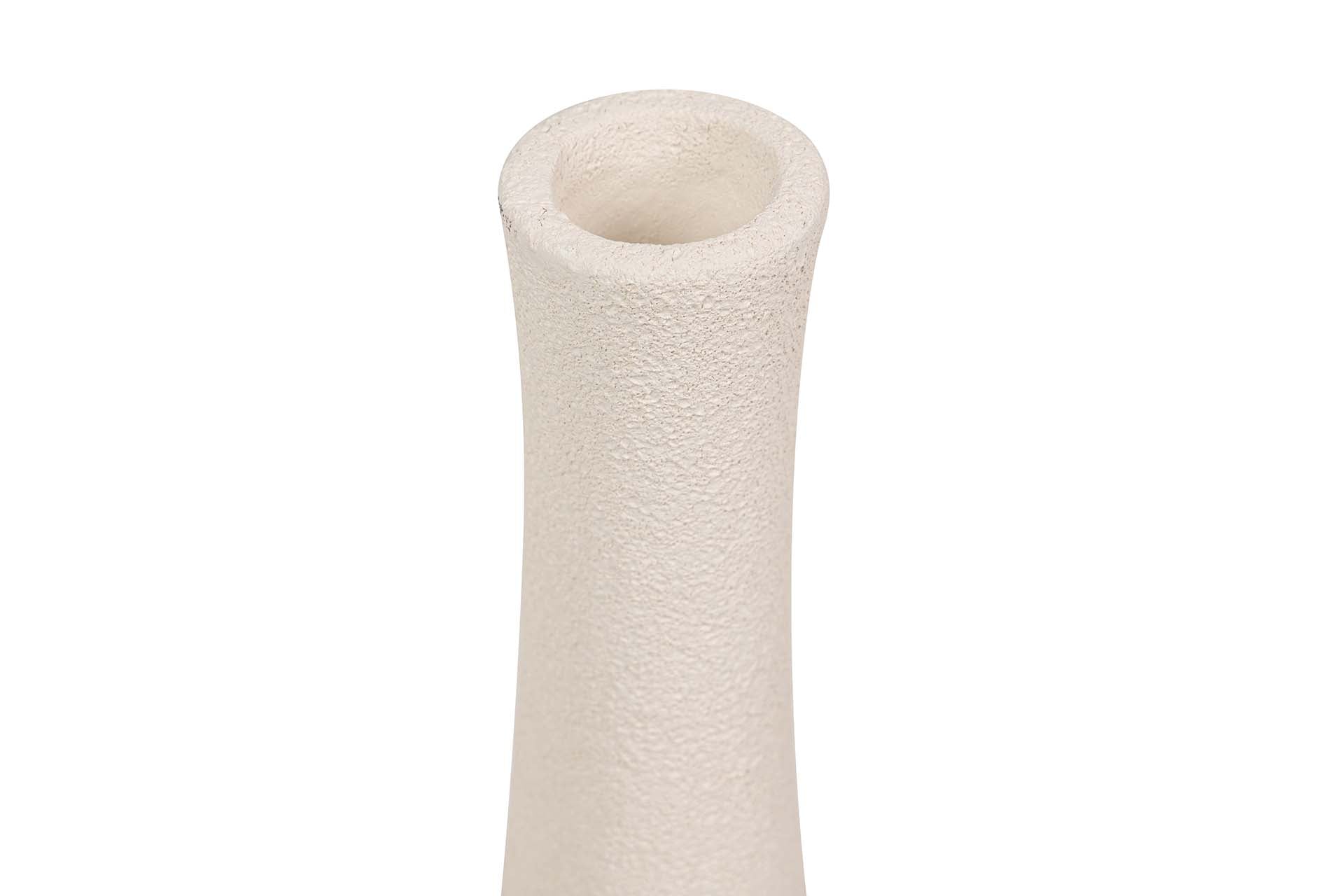 BEIGE CERAMIC VASE 17x17x50 CM