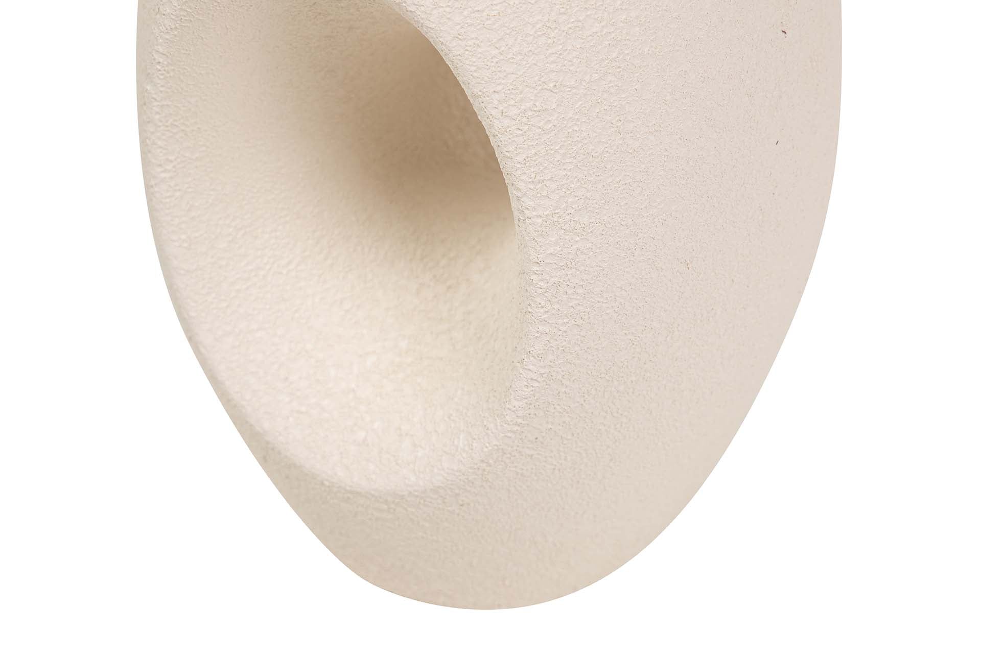 BEIGE CERAMIC VASE 17x17x50 CM