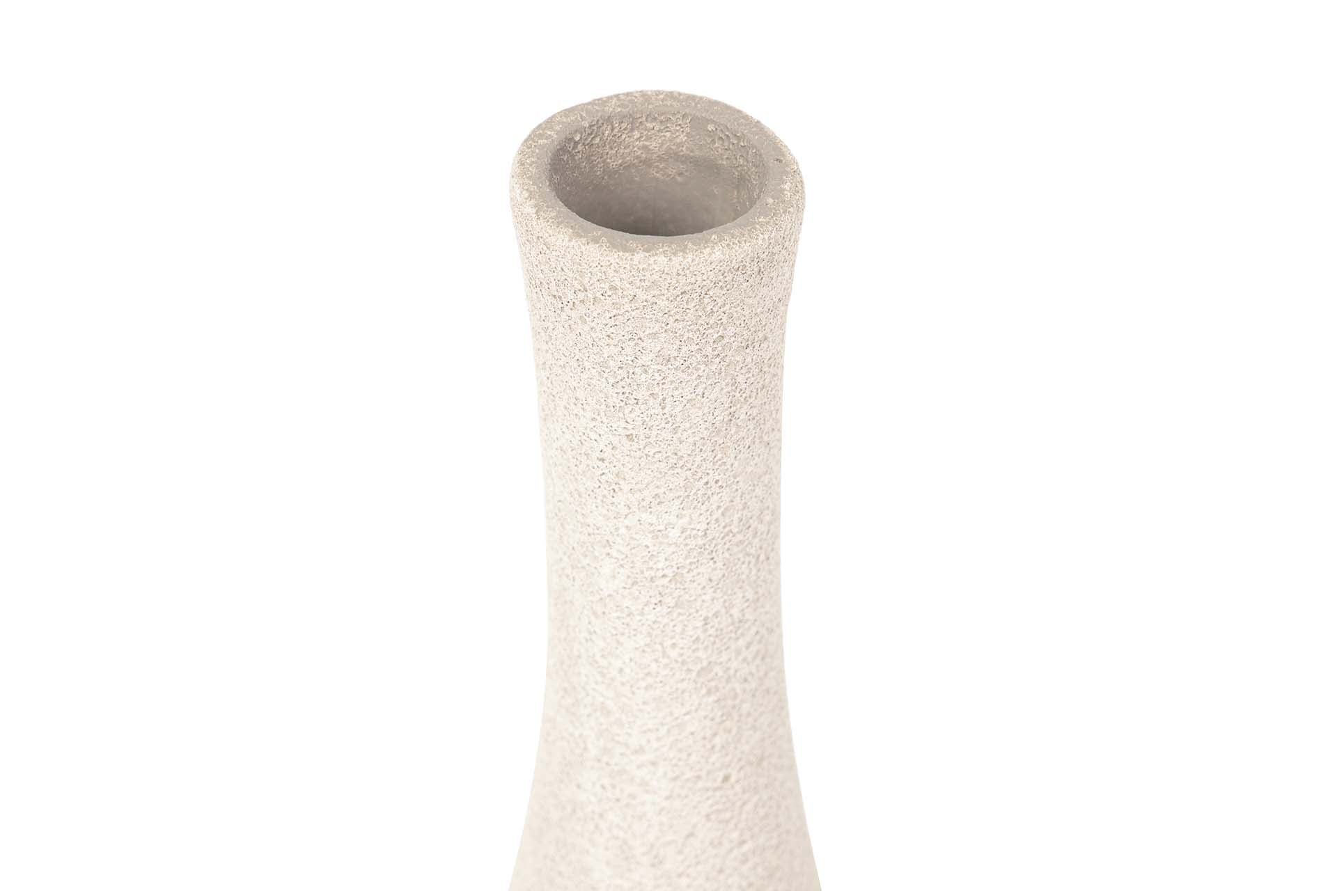 JARRON CERAMICA BEIGE 15x15x40 CM