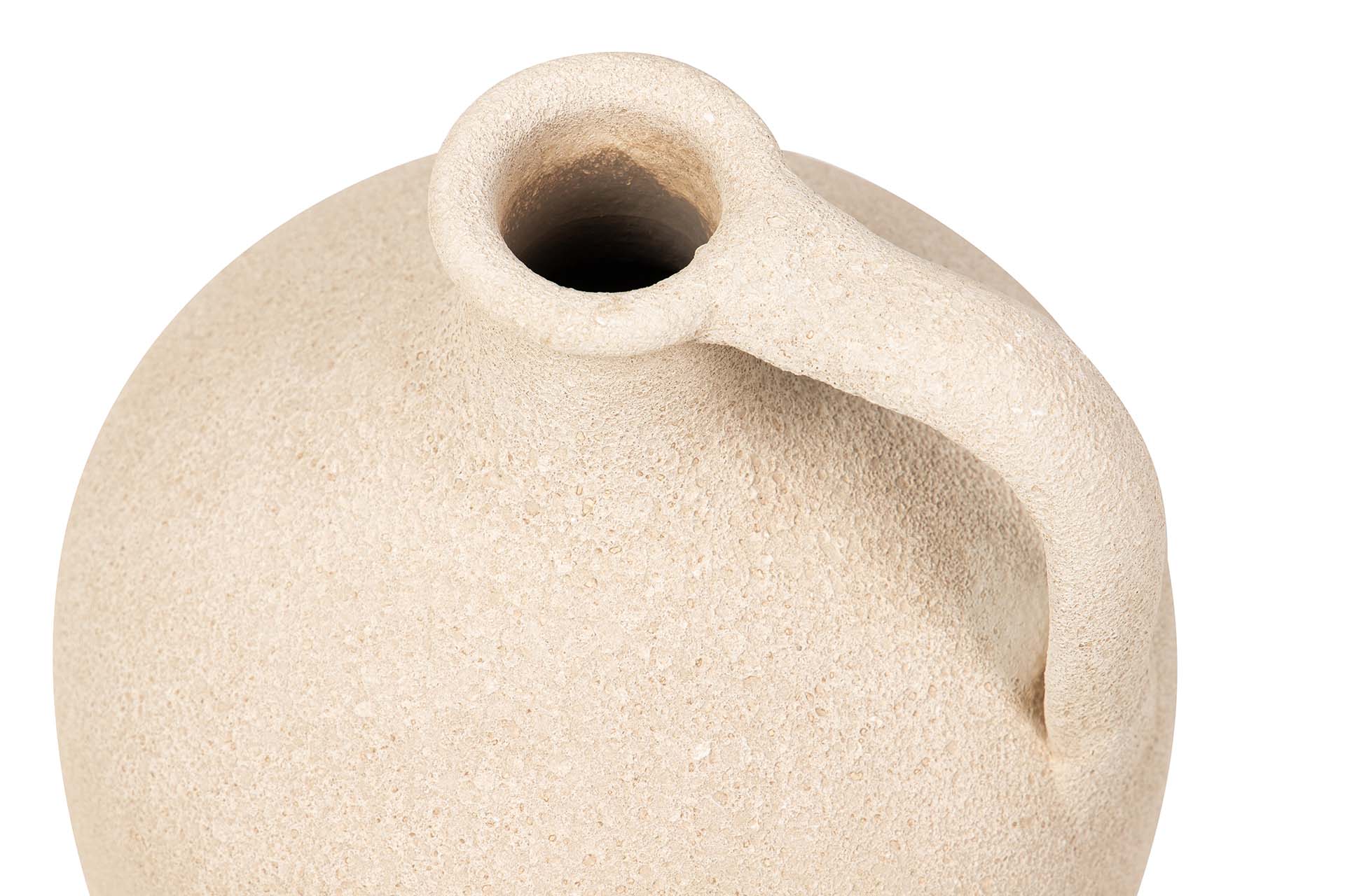 BROWN CERAMIC VASE 25x25x40 CM