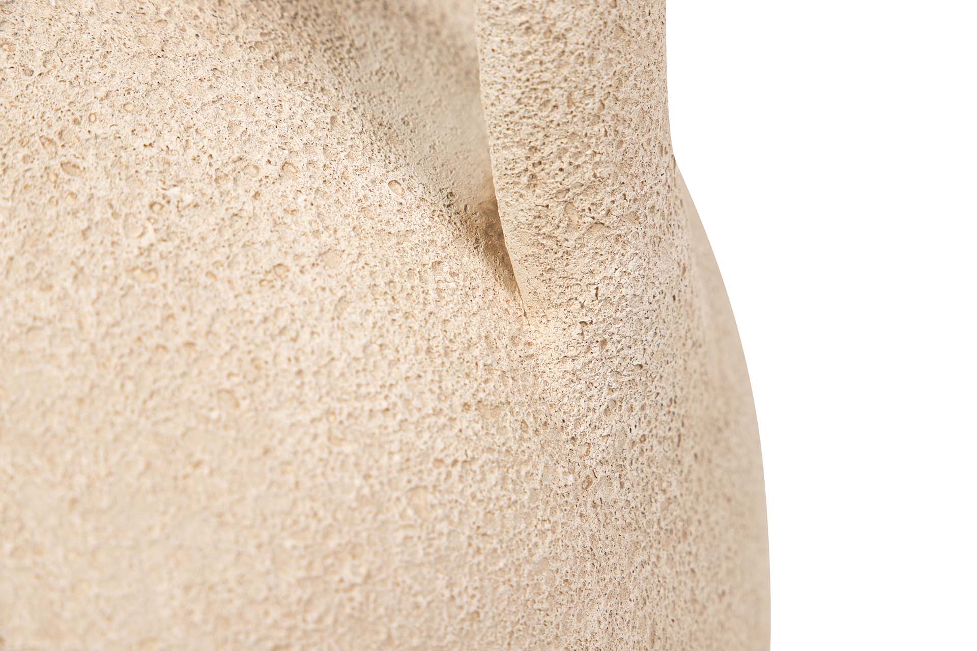 BROWN CERAMIC VASE 25x25x40 CM