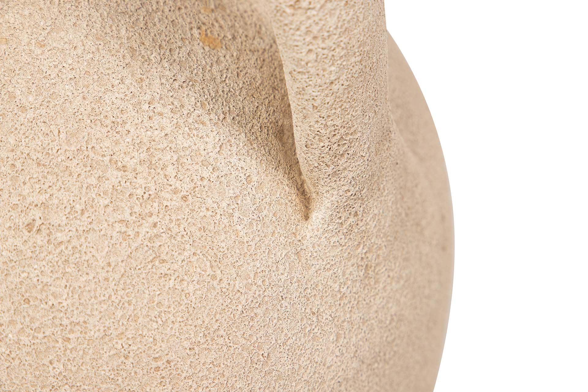 BROWN CERAMIC VASE 20x20x30 CM