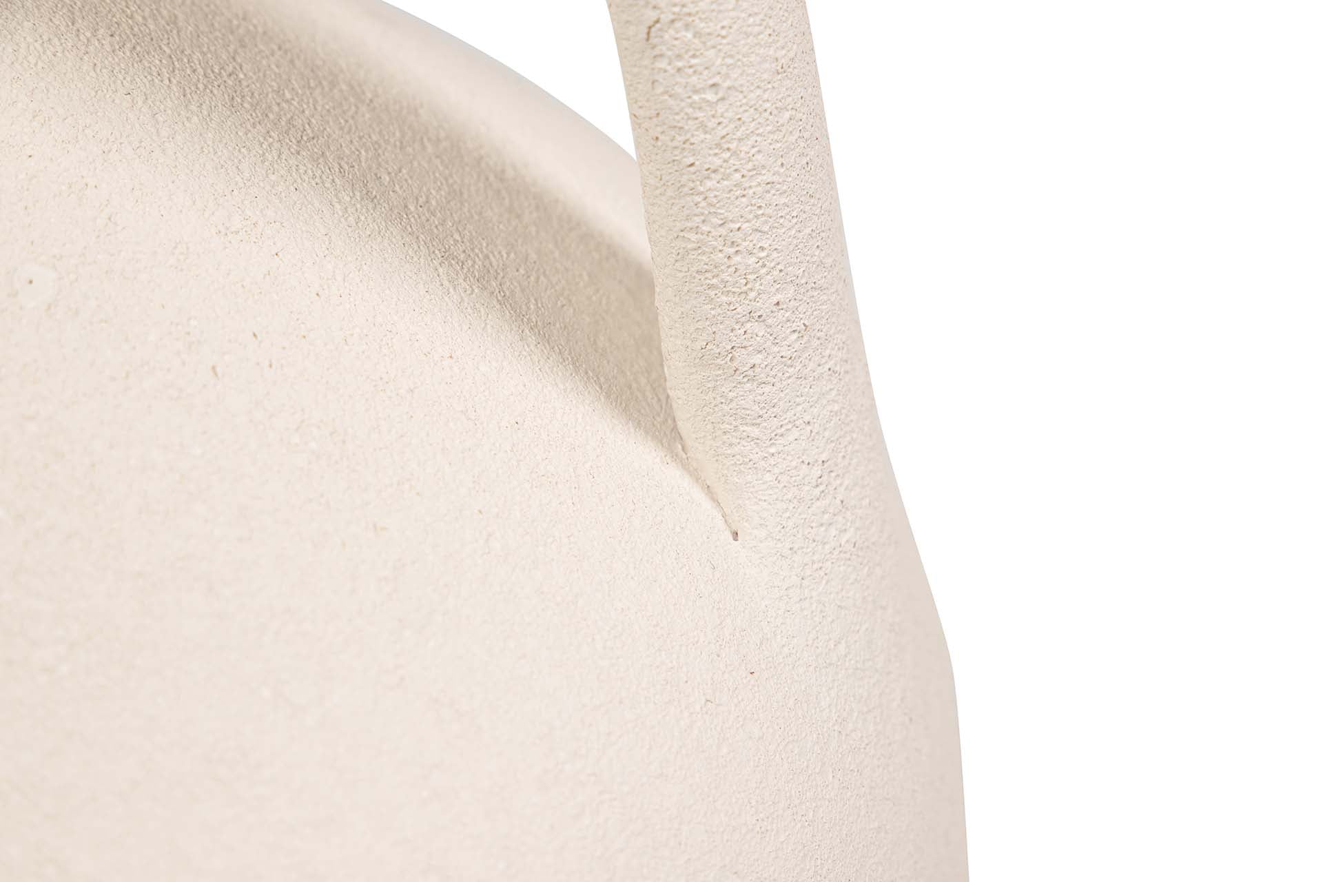 BEIGE CERAMIC VASE 25x25x40 CM