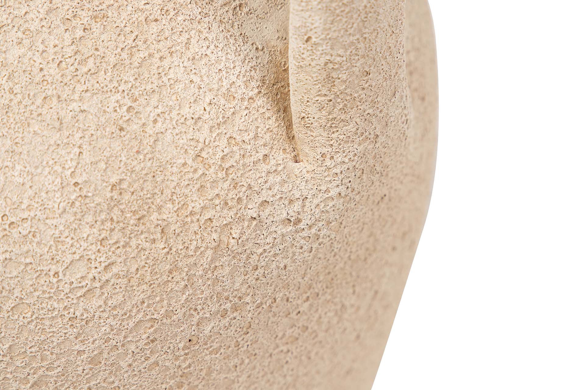 VASO DE CERÂMICA MARROM 17x17x30 CM