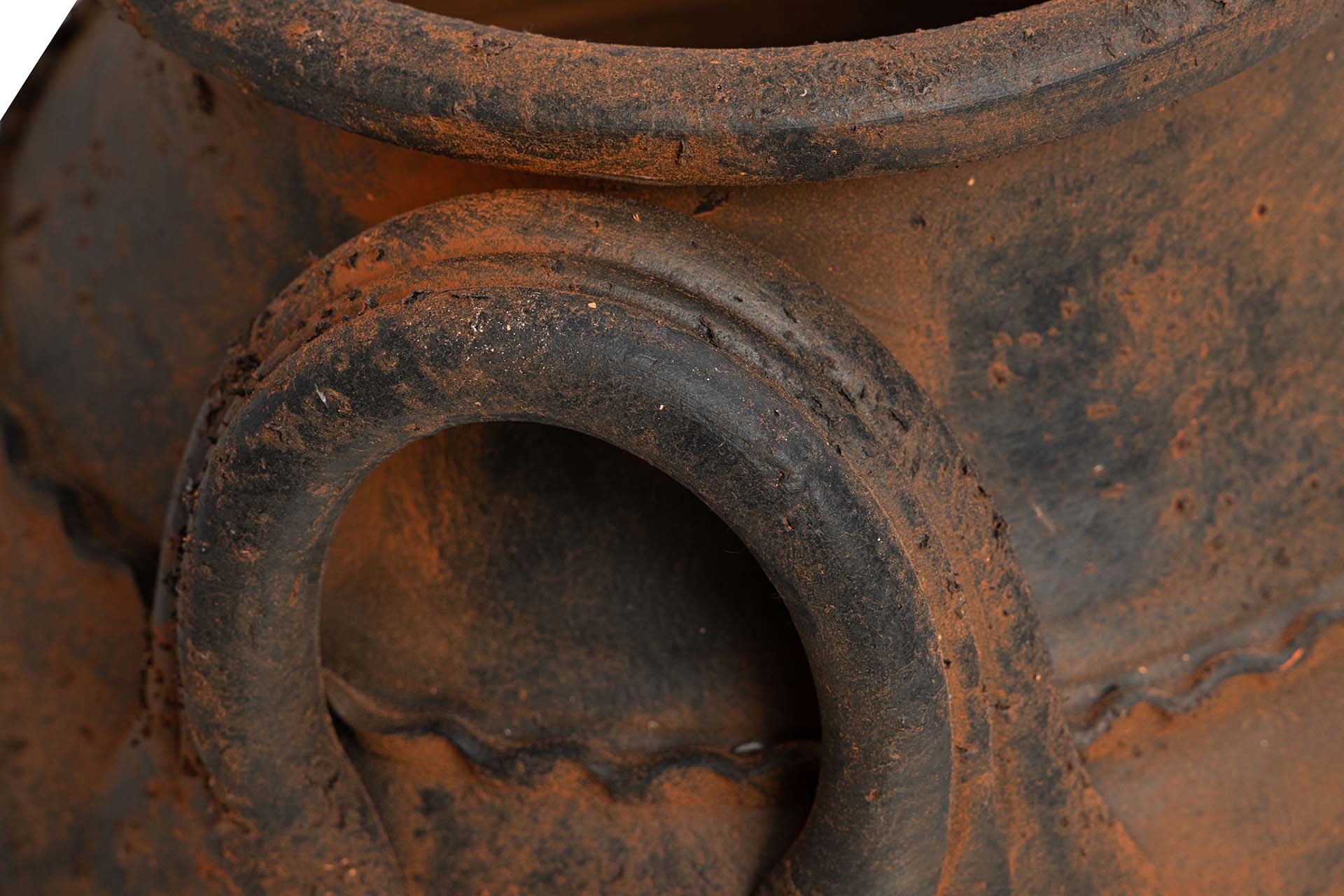 JARRON CERAMICA MARRON 40x40x70 CM