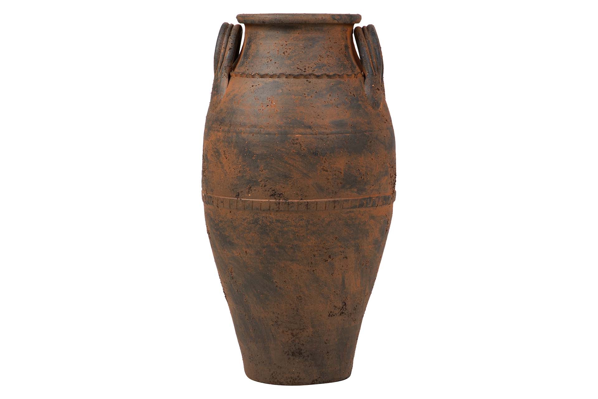 JARRON CERAMICA MARRON 40x40x70 CM