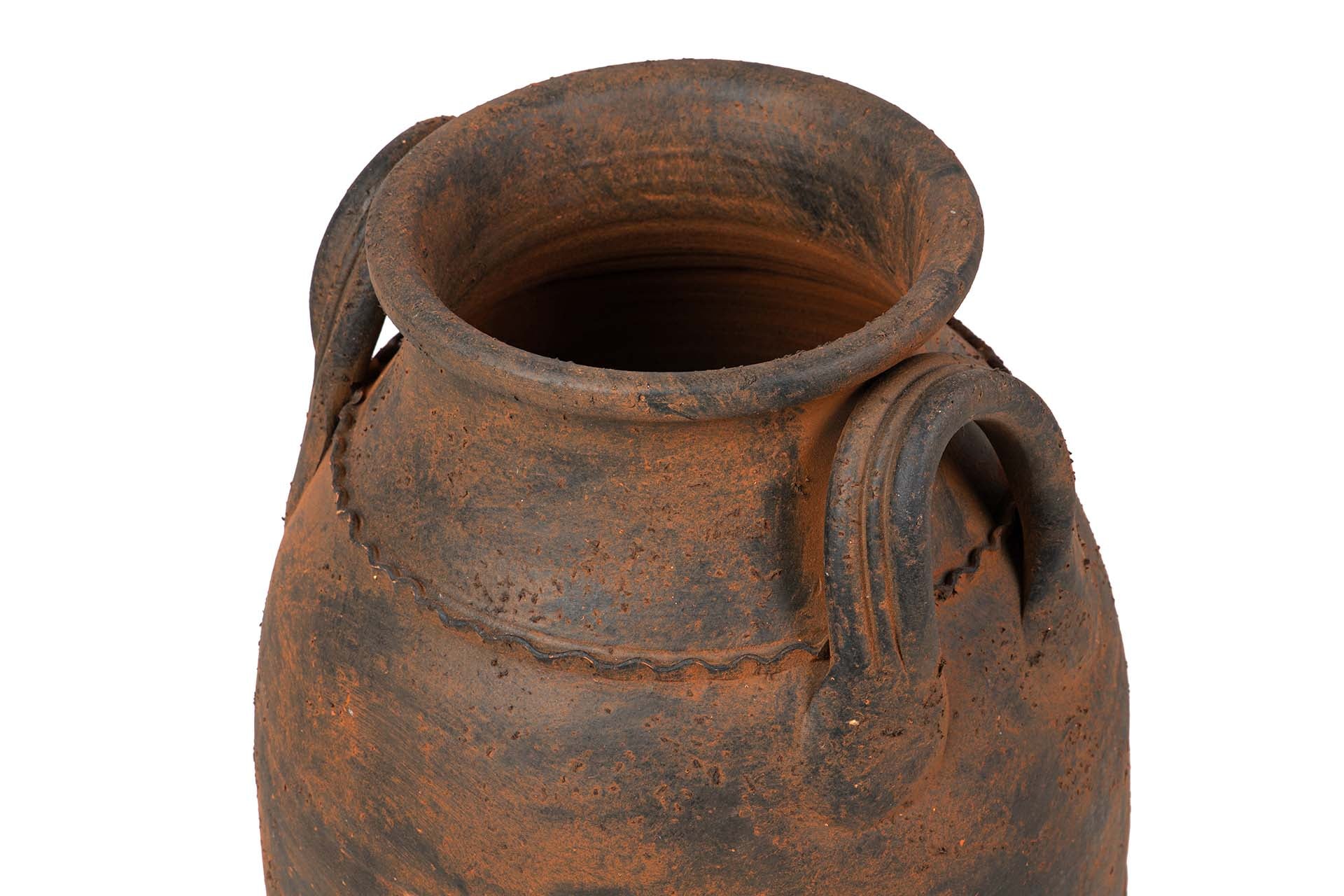 JARRON CERAMICA MARRON 40x40x70 CM