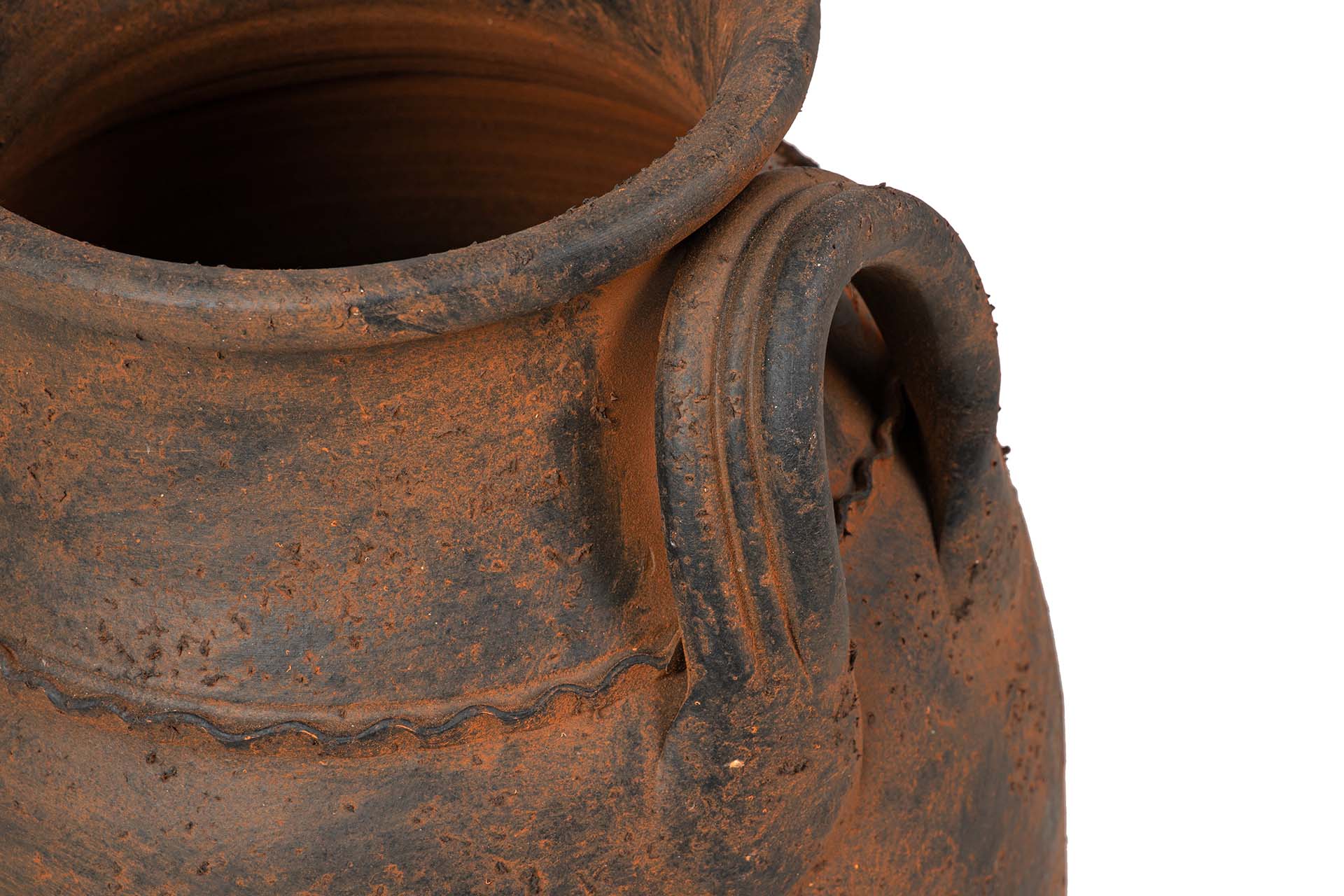 JARRON CERAMICA MARRON 40x40x70 CM