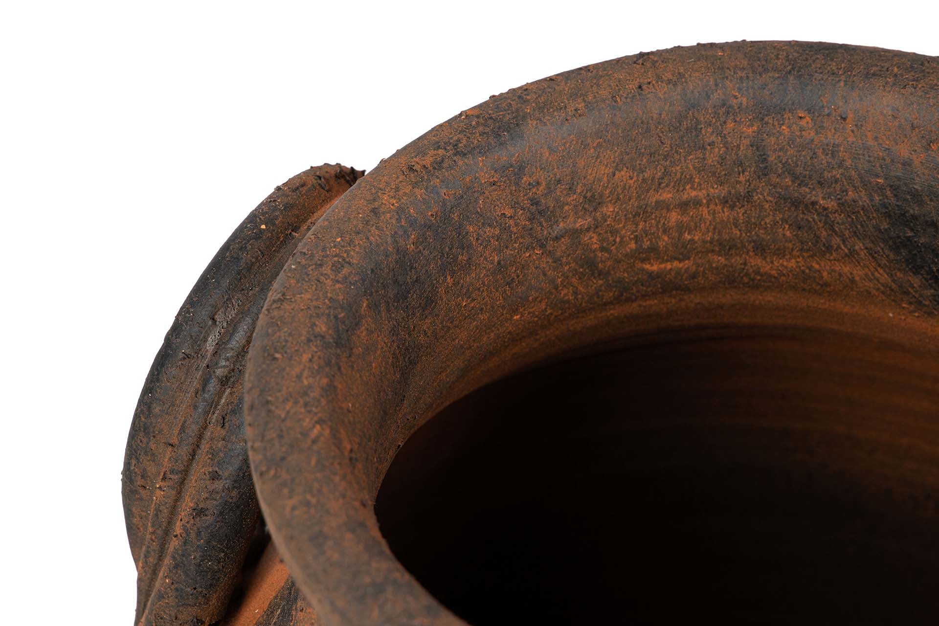 JARRON CERAMICA MARRON 40x40x70 CM