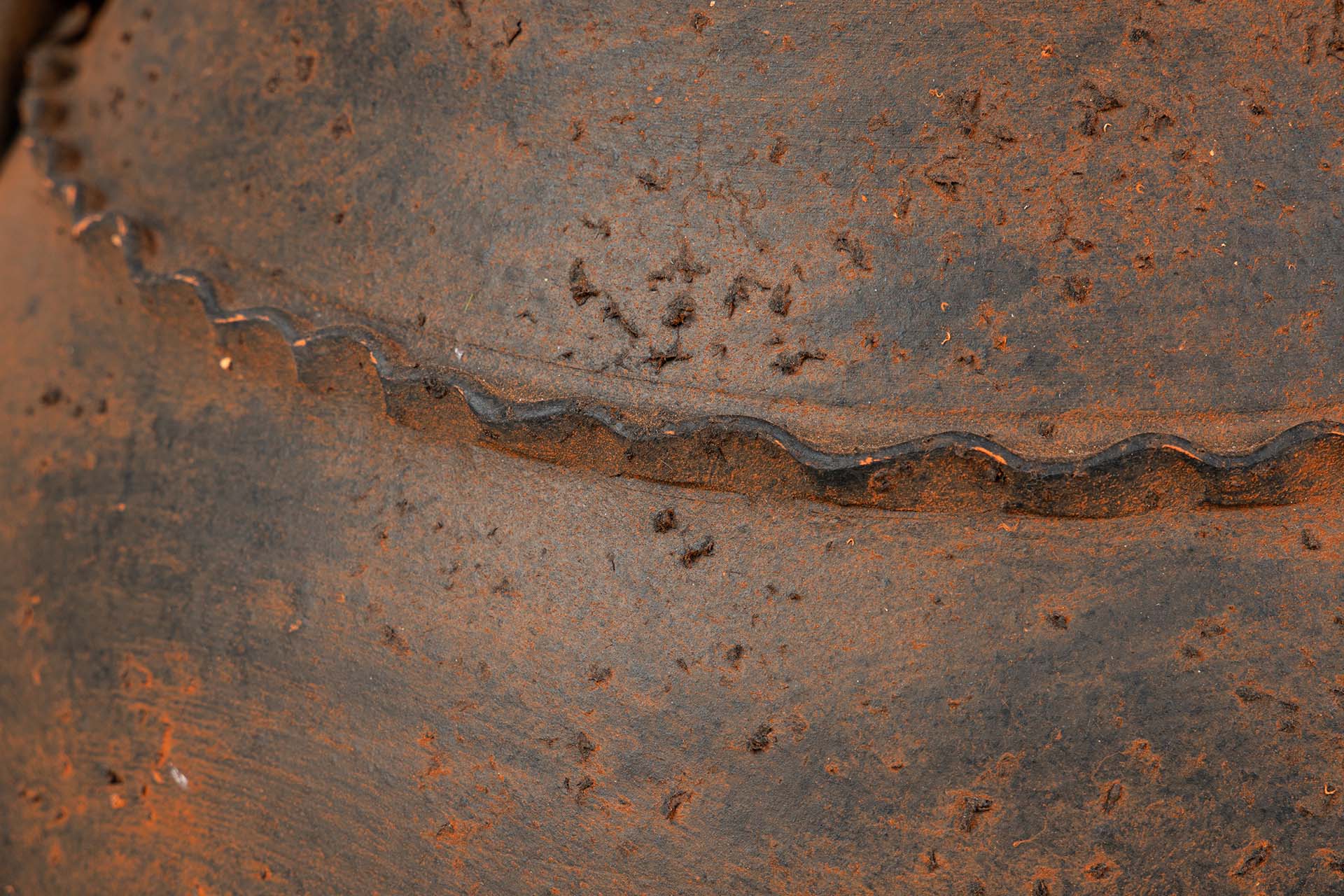 JARRON CERAMICA MARRON 40x40x70 CM