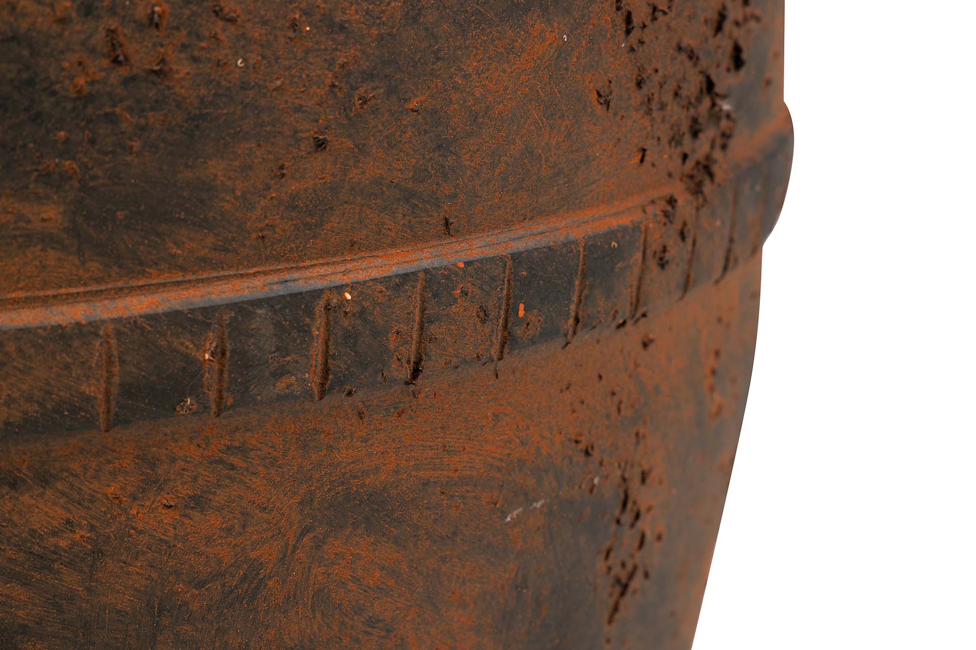 JARRON CERAMICA MARRON 40x40x70 CM