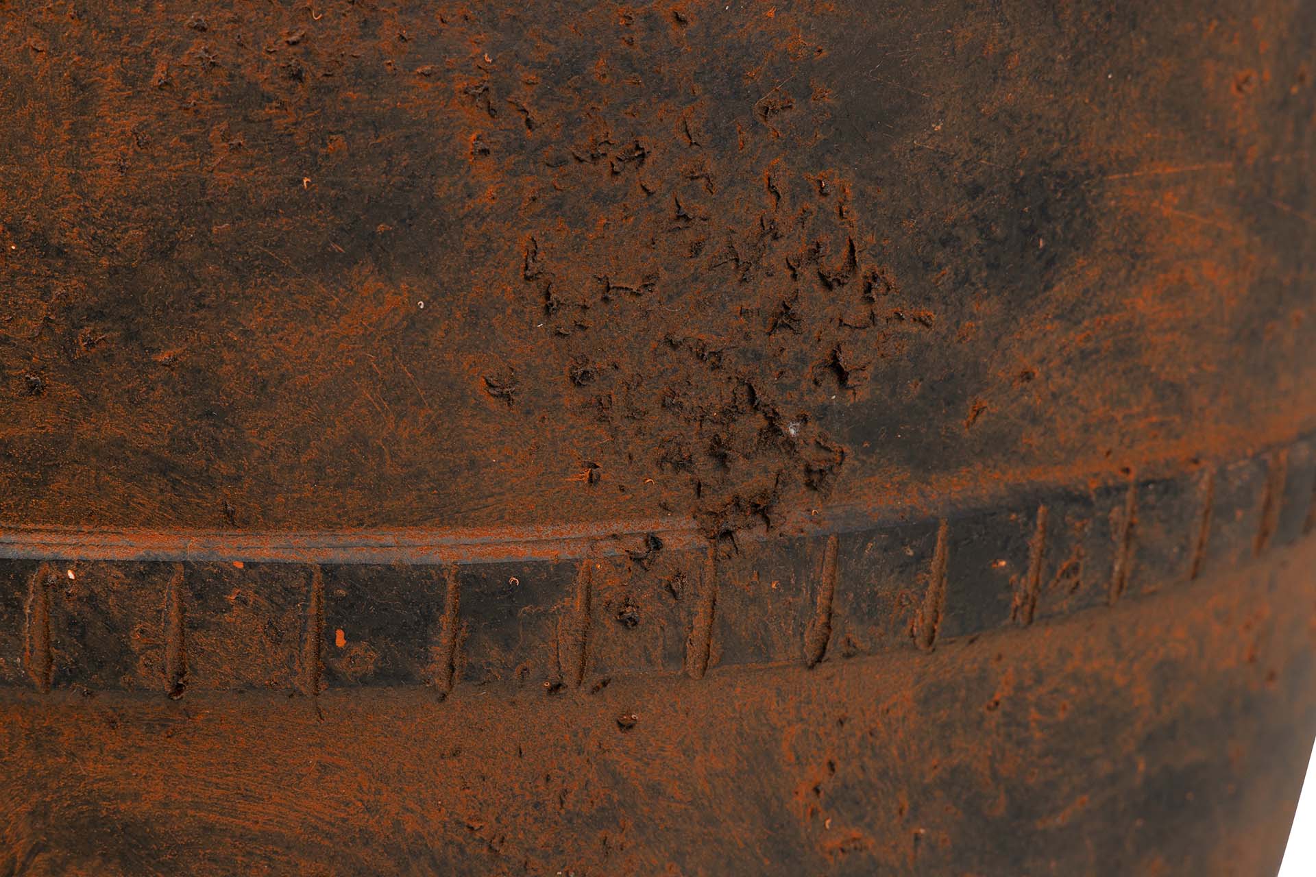 JARRON CERAMICA MARRON 40x40x70 CM