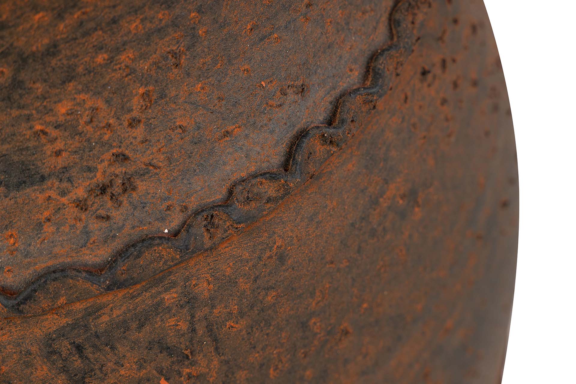 BROWN CERAMIC VASE 32x32x60 CM