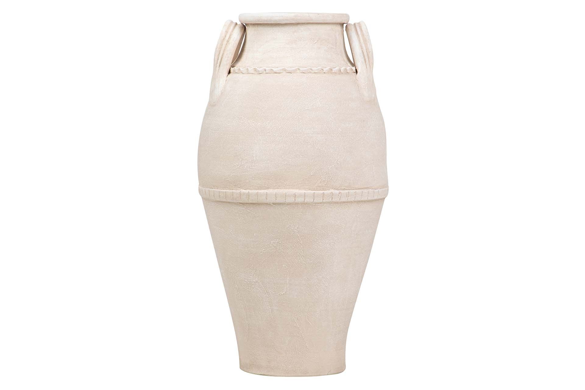JARRON CERAMICA BEIGE 40x40x70 CM