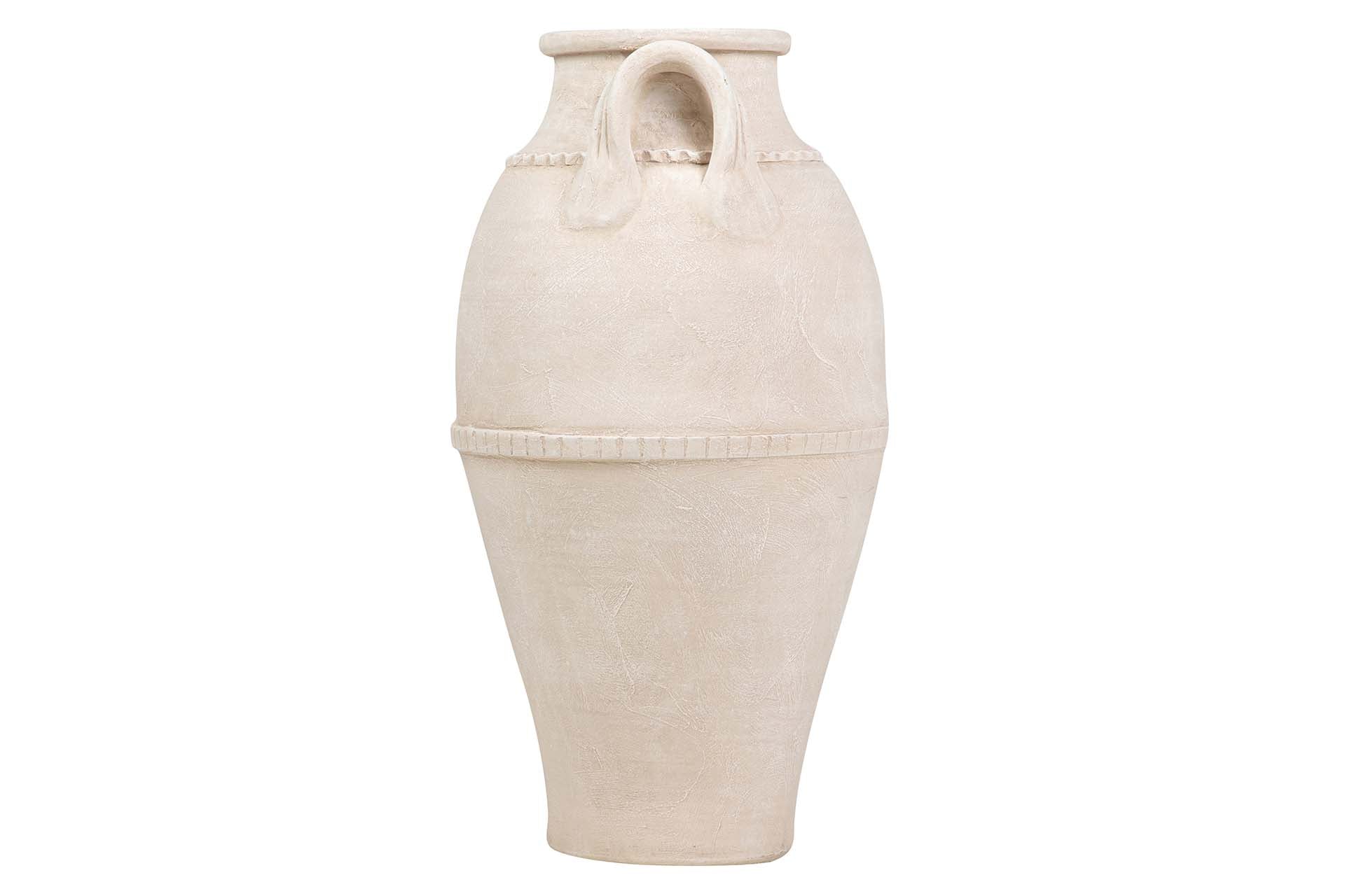 JARRON CERAMICA BEIGE 40x40x70 CM